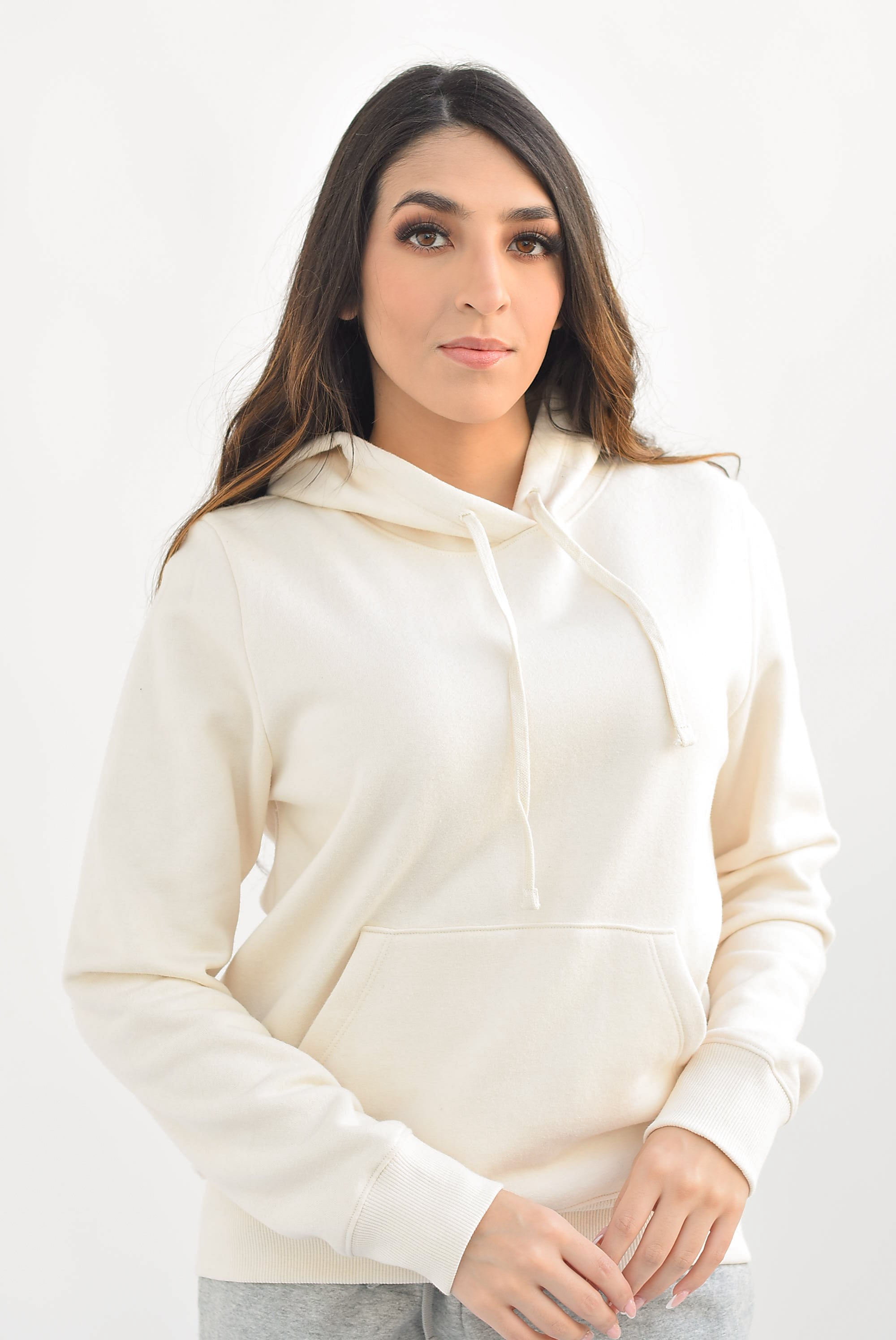 Hoddie larga  Ivory