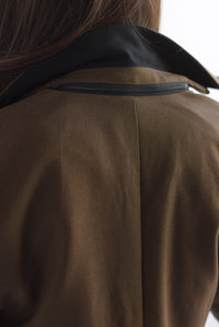 Fashion Styled Set Short y Blazer cinturón cruzado Café