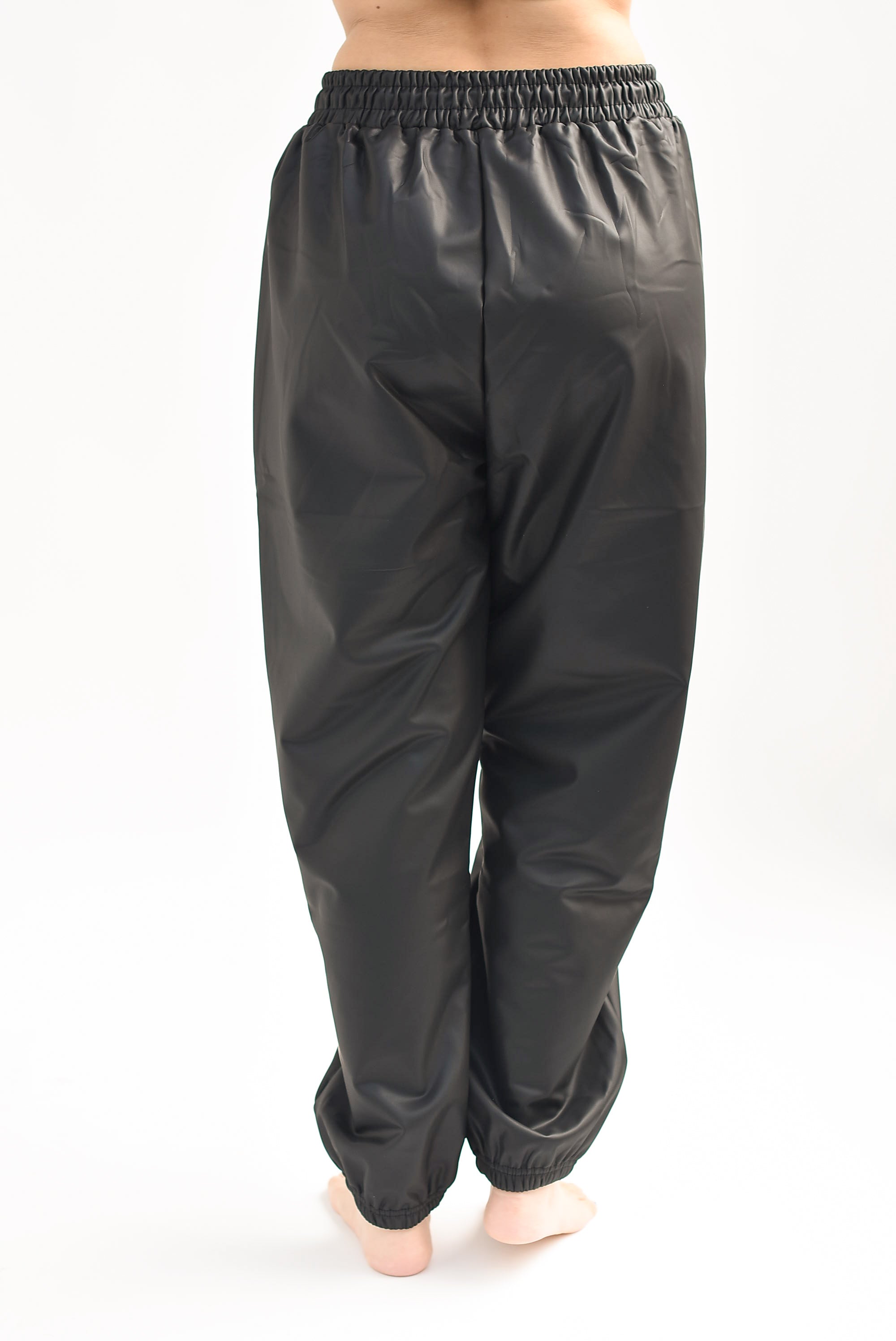 Jogger vinipiel afelpado Negro