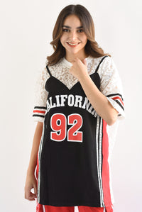 Fashion Styled Jersey CALIFORNIN encaje