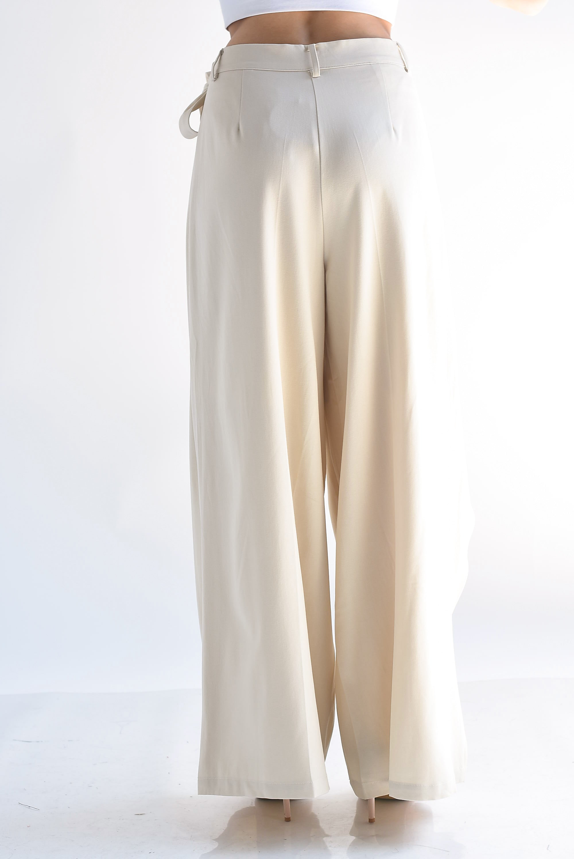 Pantalón faldón cinta