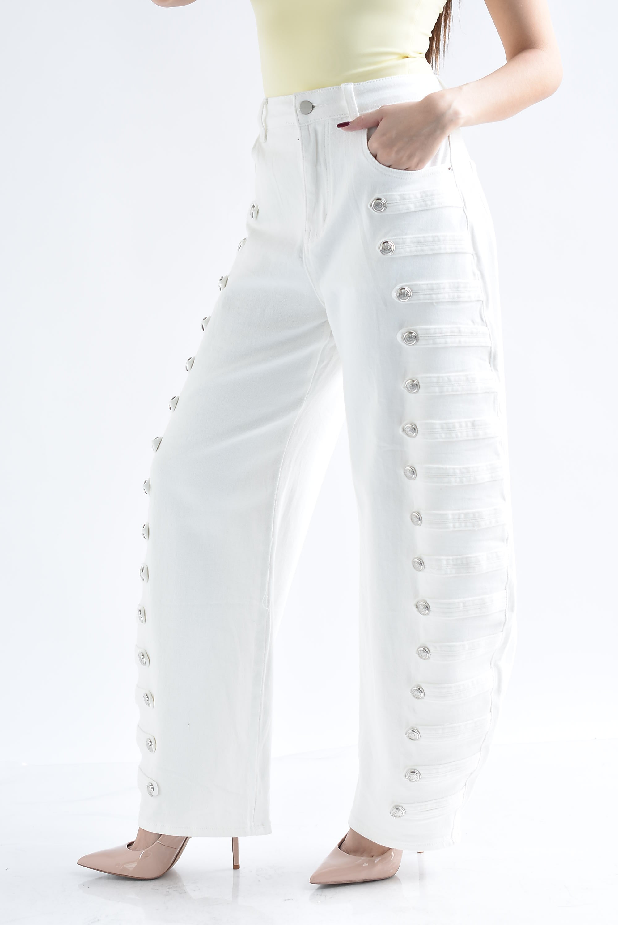 Jeans barrel militar