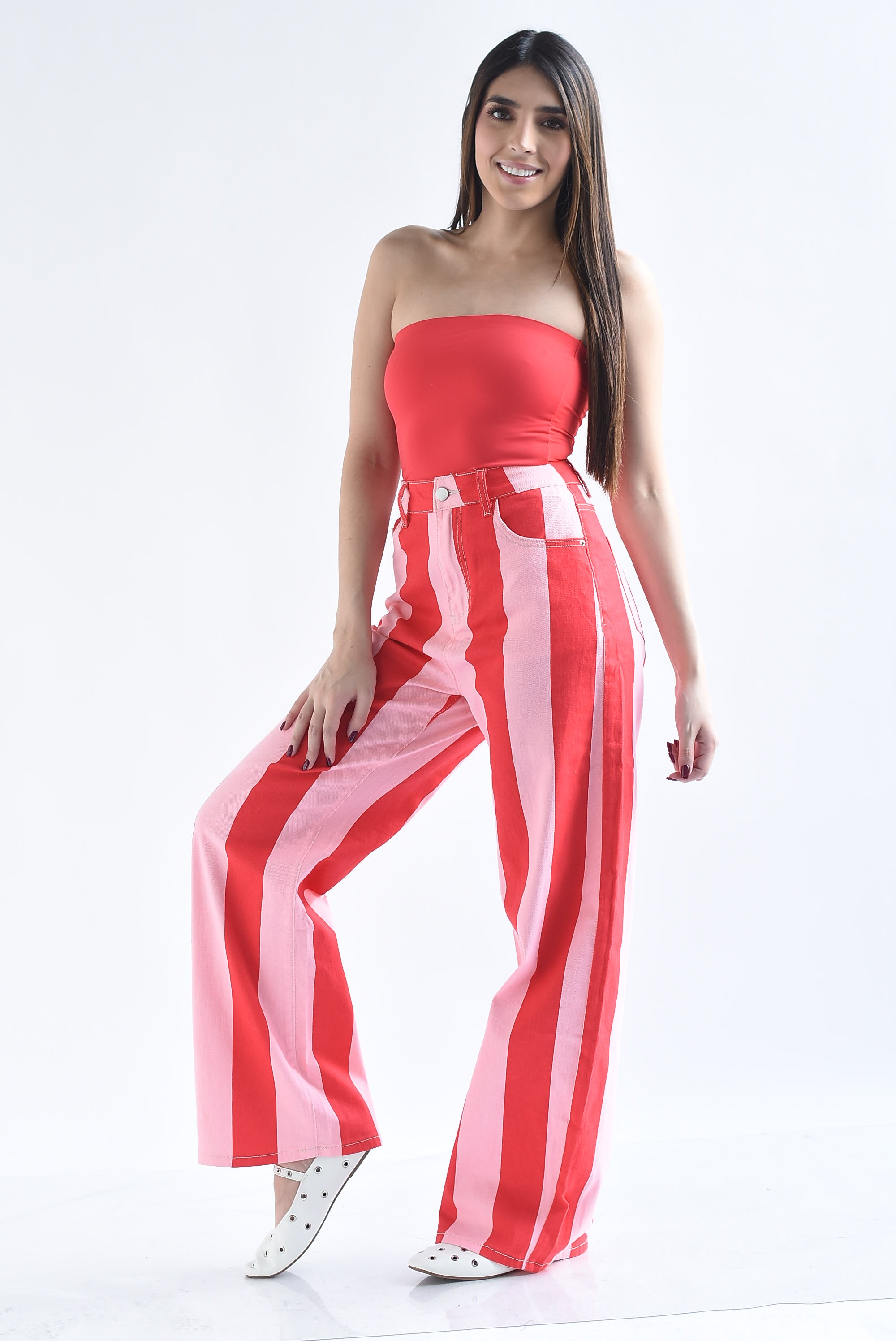 Jeans rayas bitono