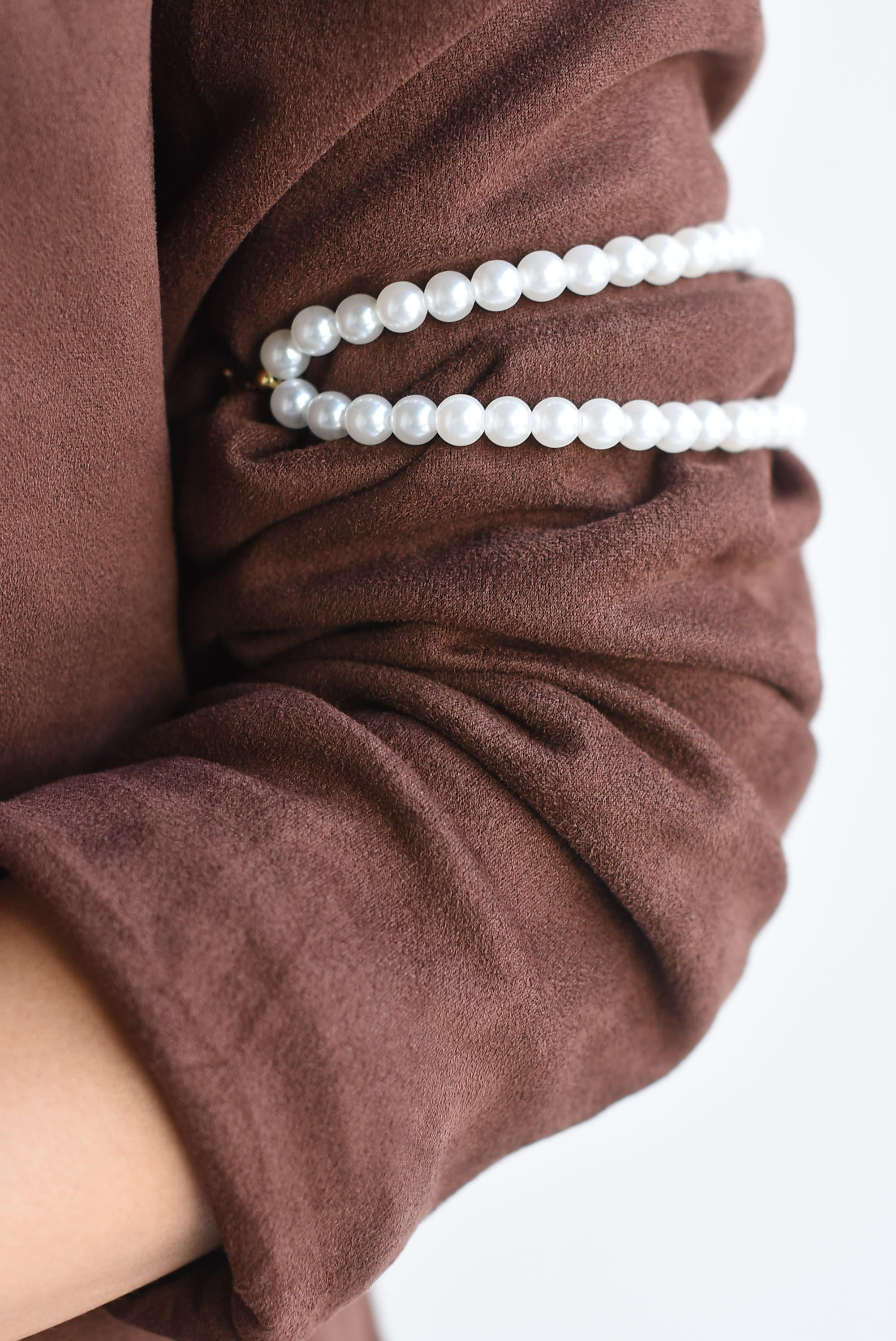 Set Pulseras ajustables perlas