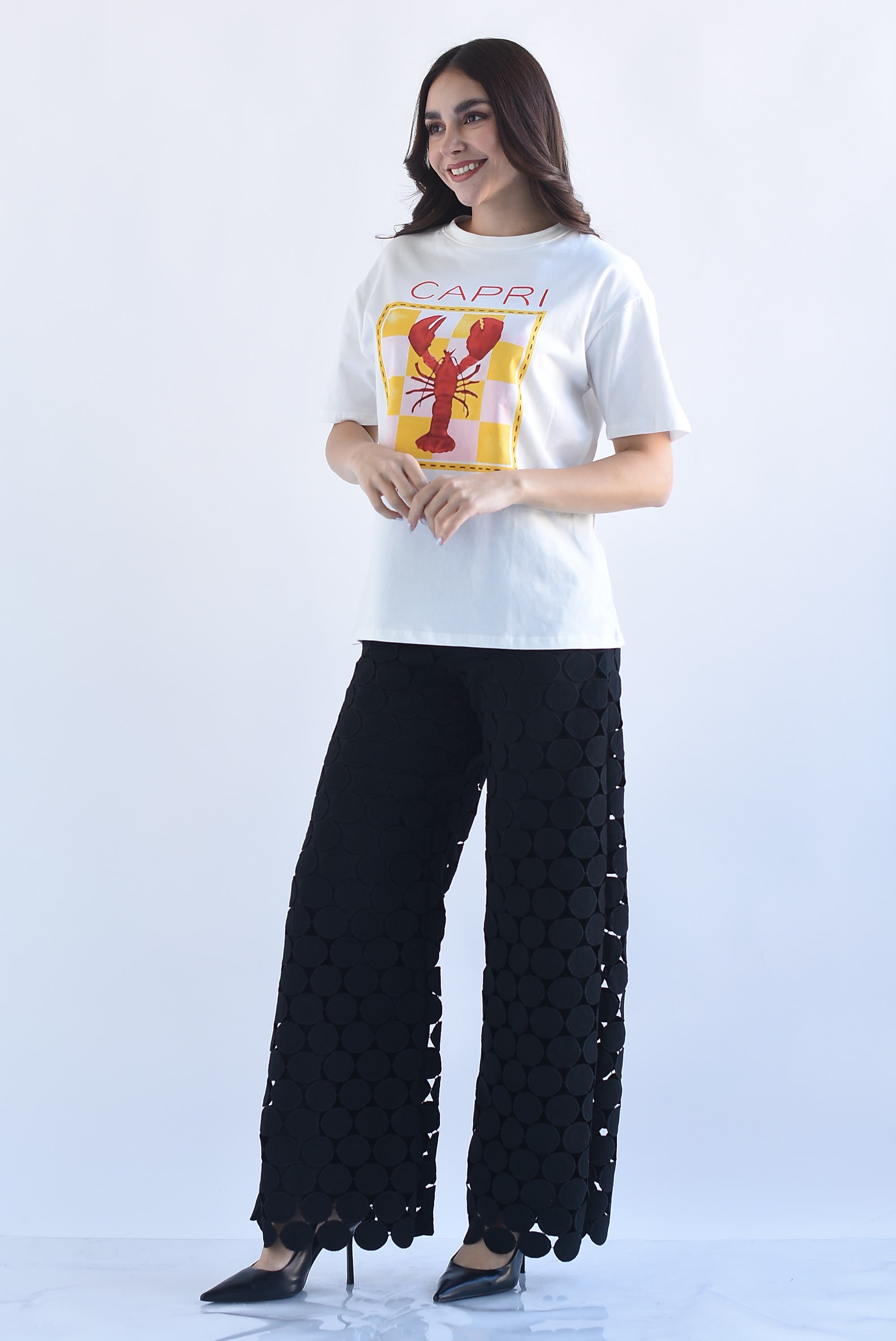 Pantalón calado círculos