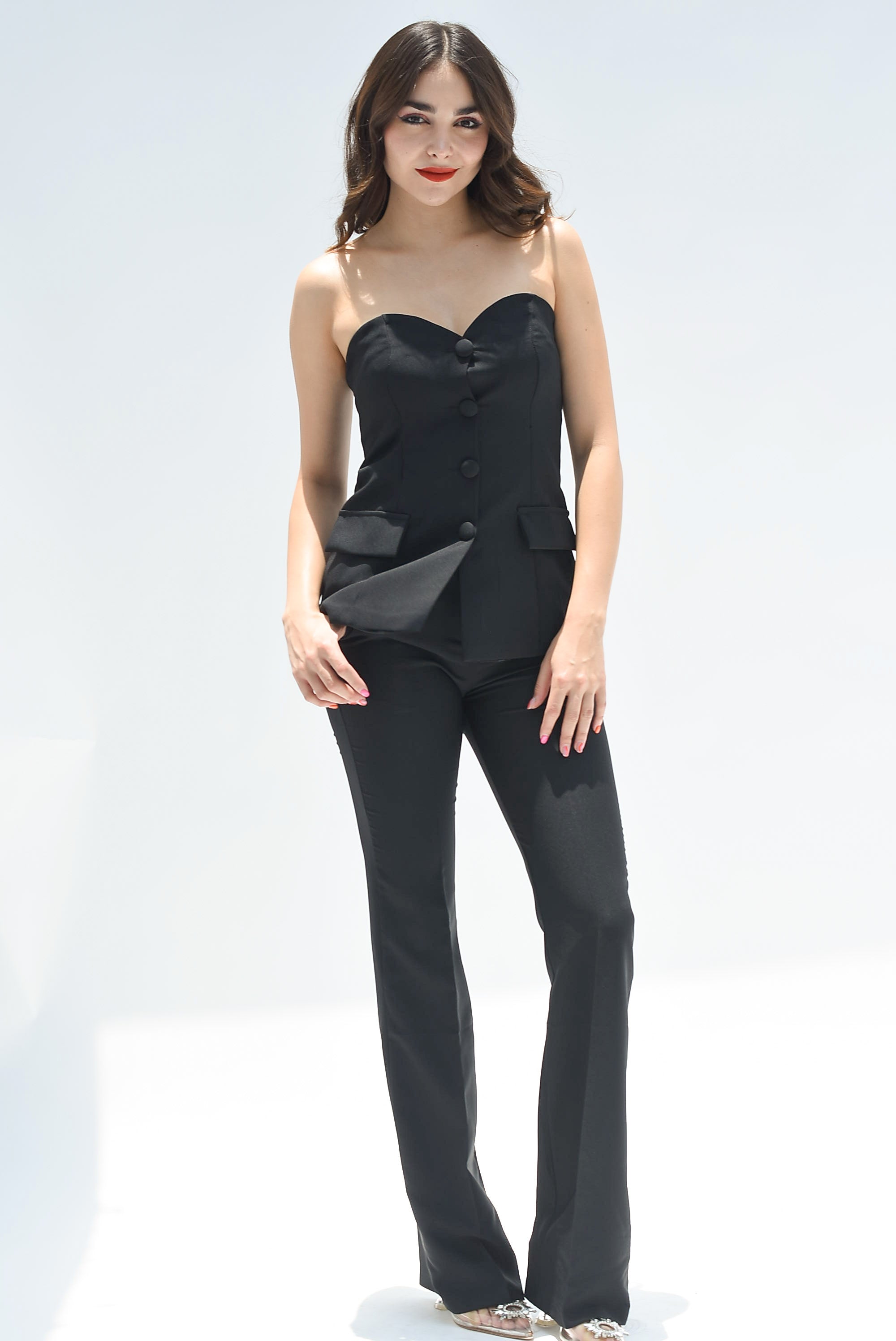 Set pantalón y Top de tubo Negro