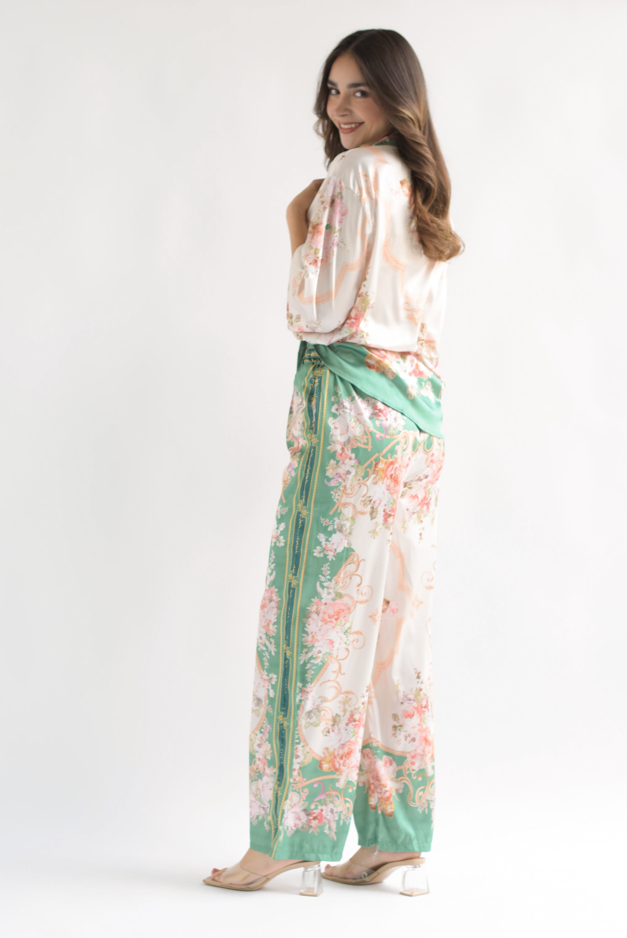 Set Pantalón y Blusa Floral