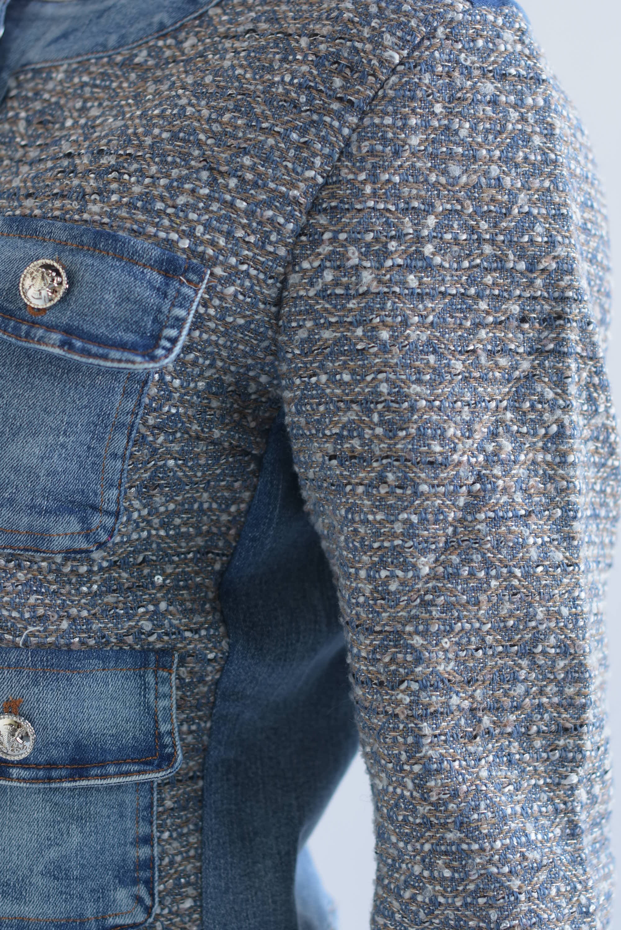 Blazer con tweed Denim