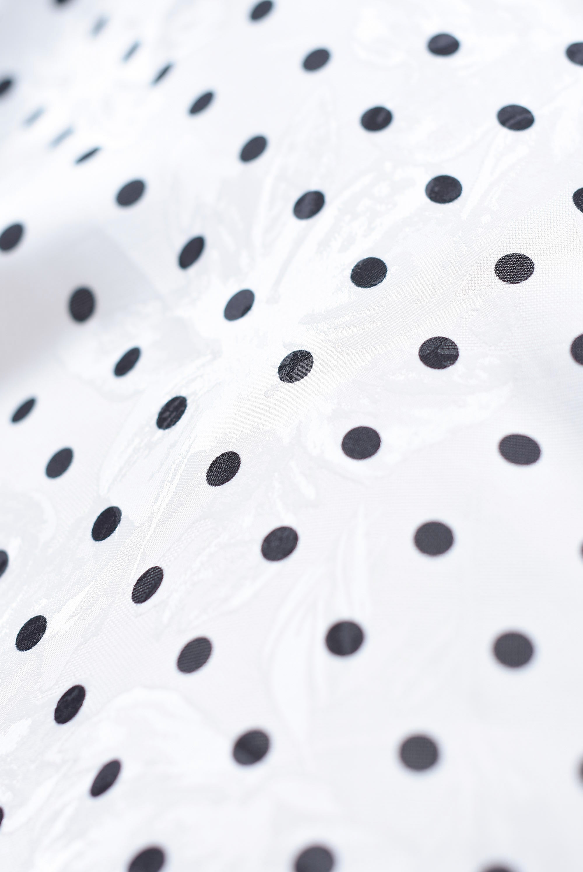 Blusa manga globo polka dots y flores