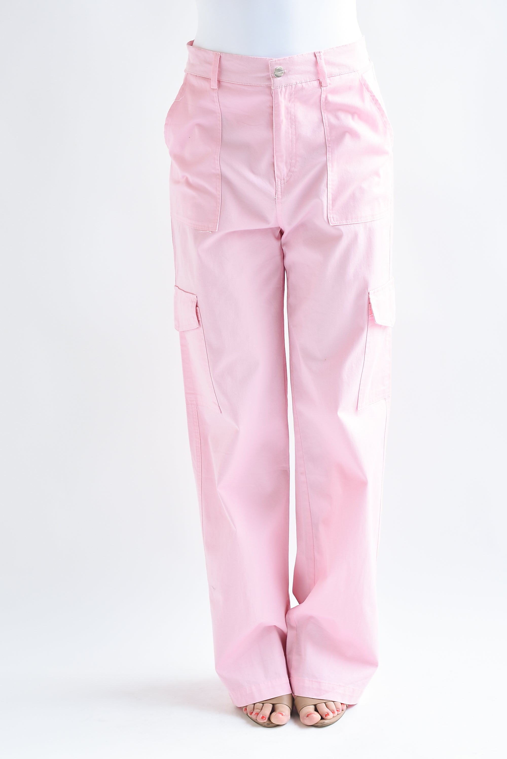 Jeans cargo Rosa Baby