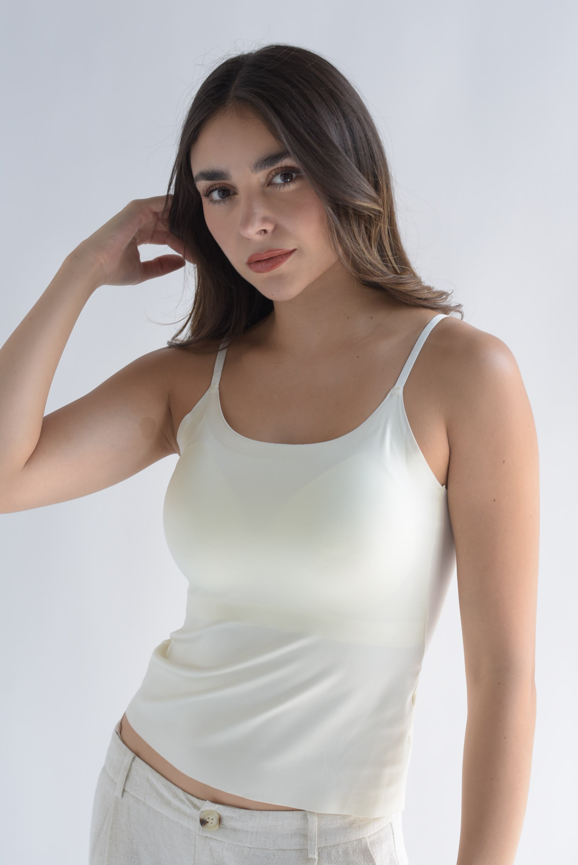 Top underwear seamless Ivory