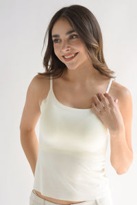 Fashion Styled Top underwear seamless Ivory