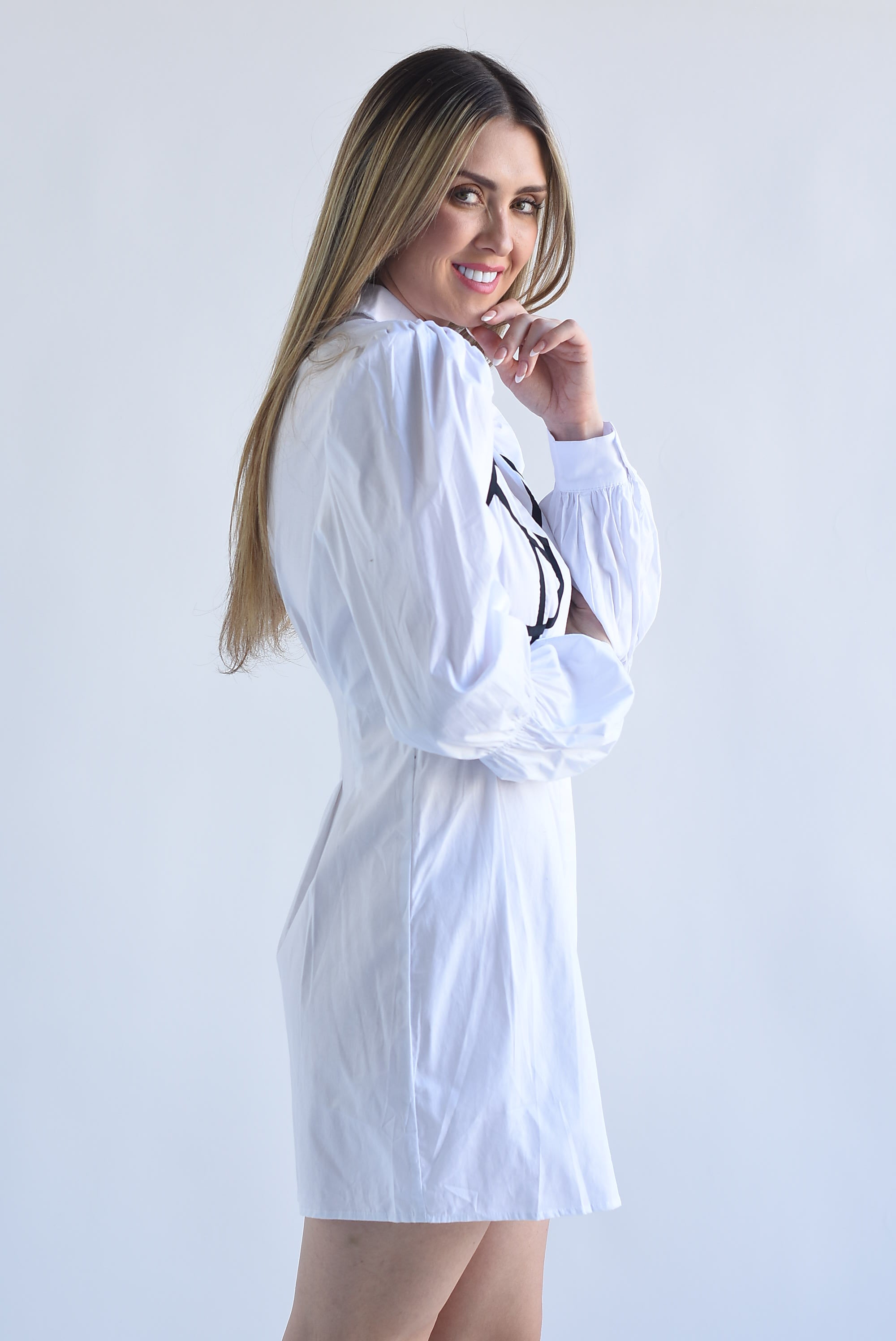 Camisa vestido corset