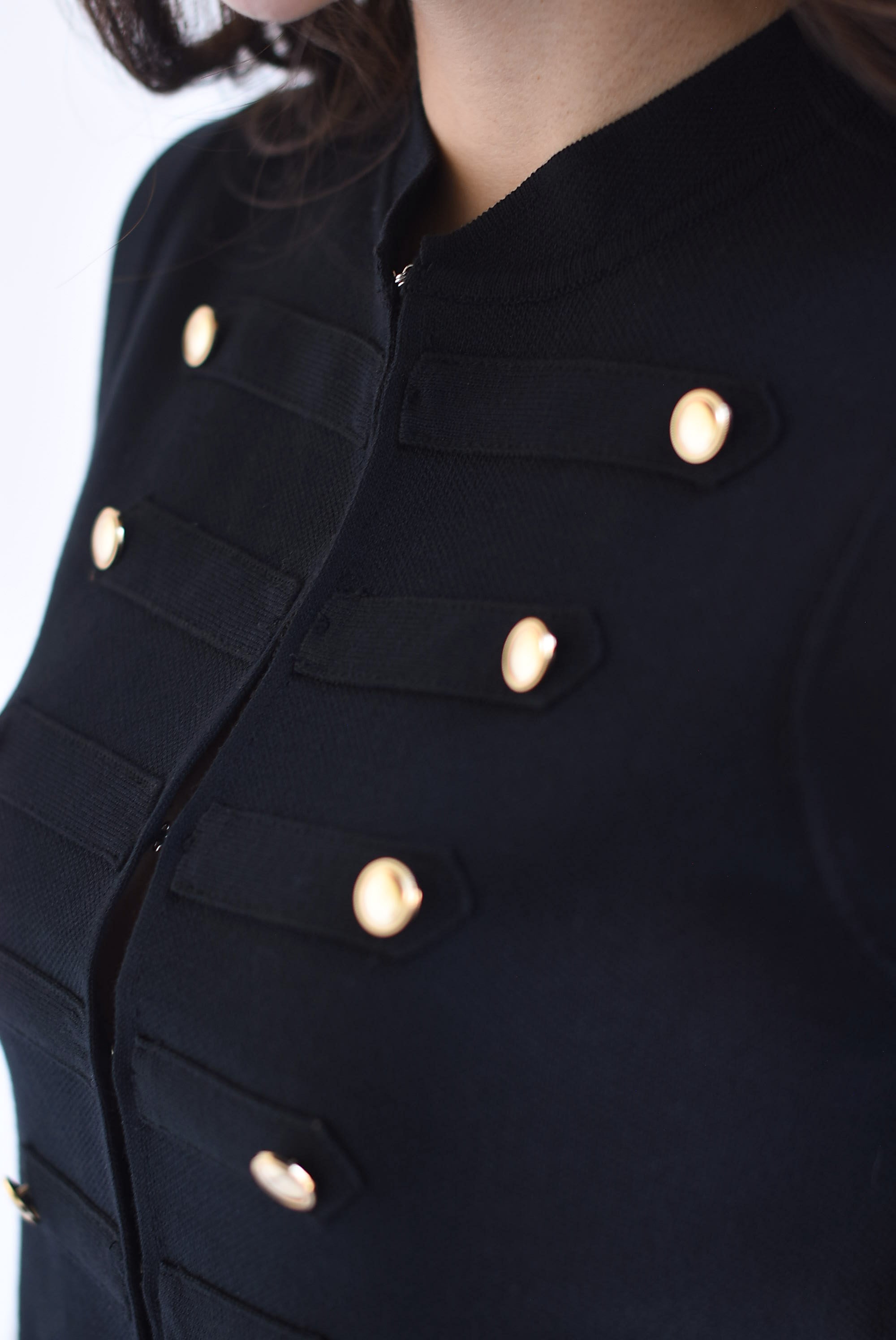 Blusa punto tipo chaleco militar