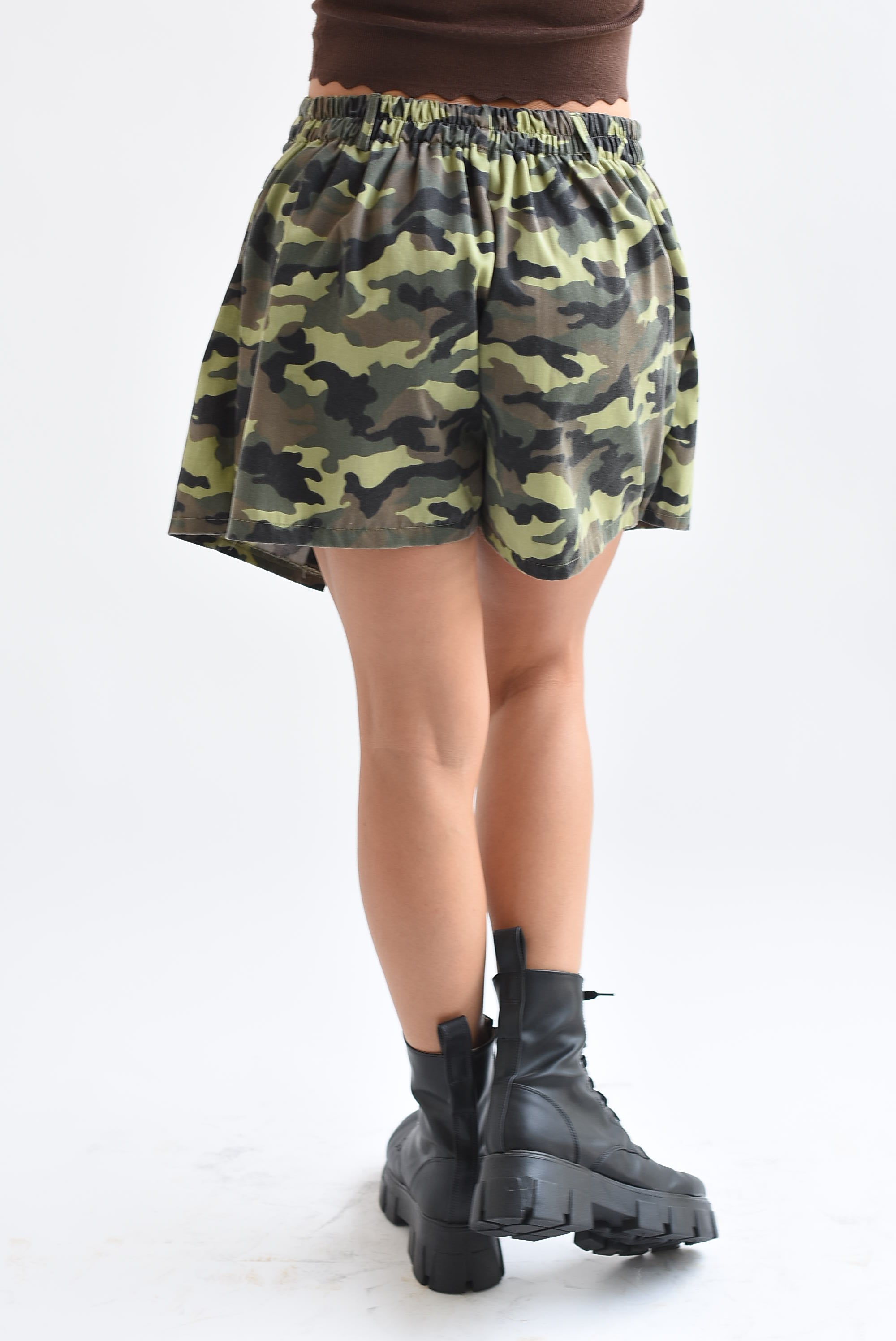 Skort camuflaje Verde Sage