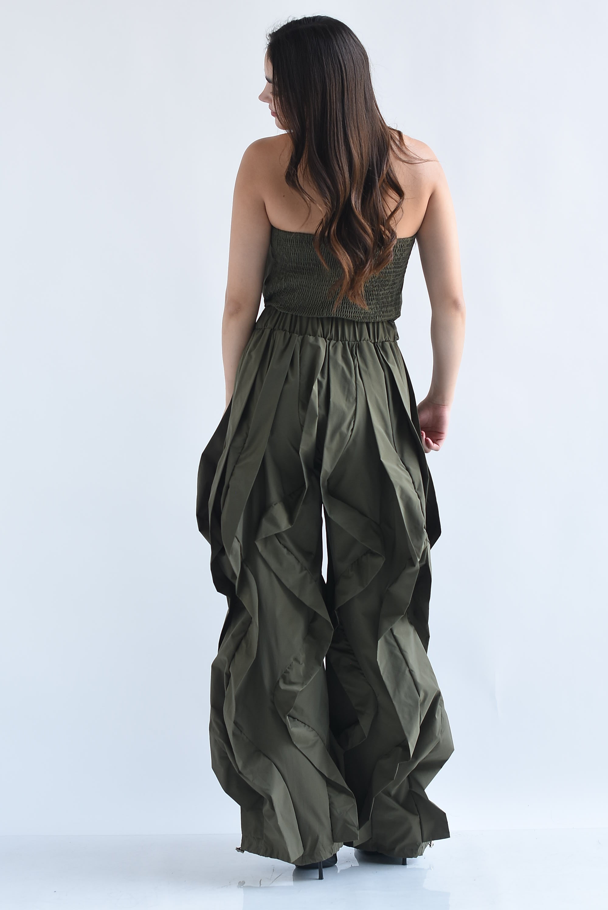 Jumpsuit halter parachute ondas