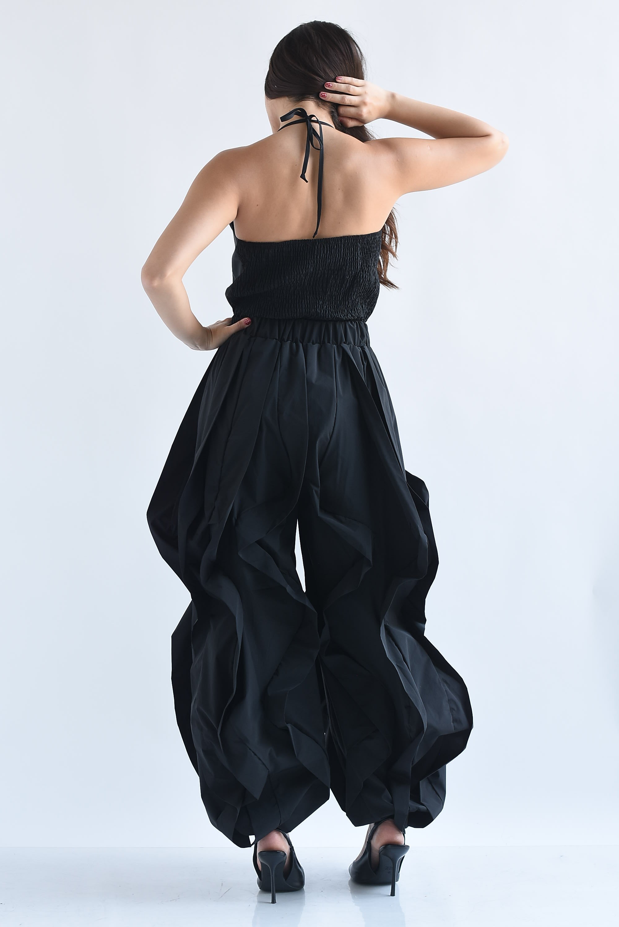 Jumpsuit halter parachute ondas