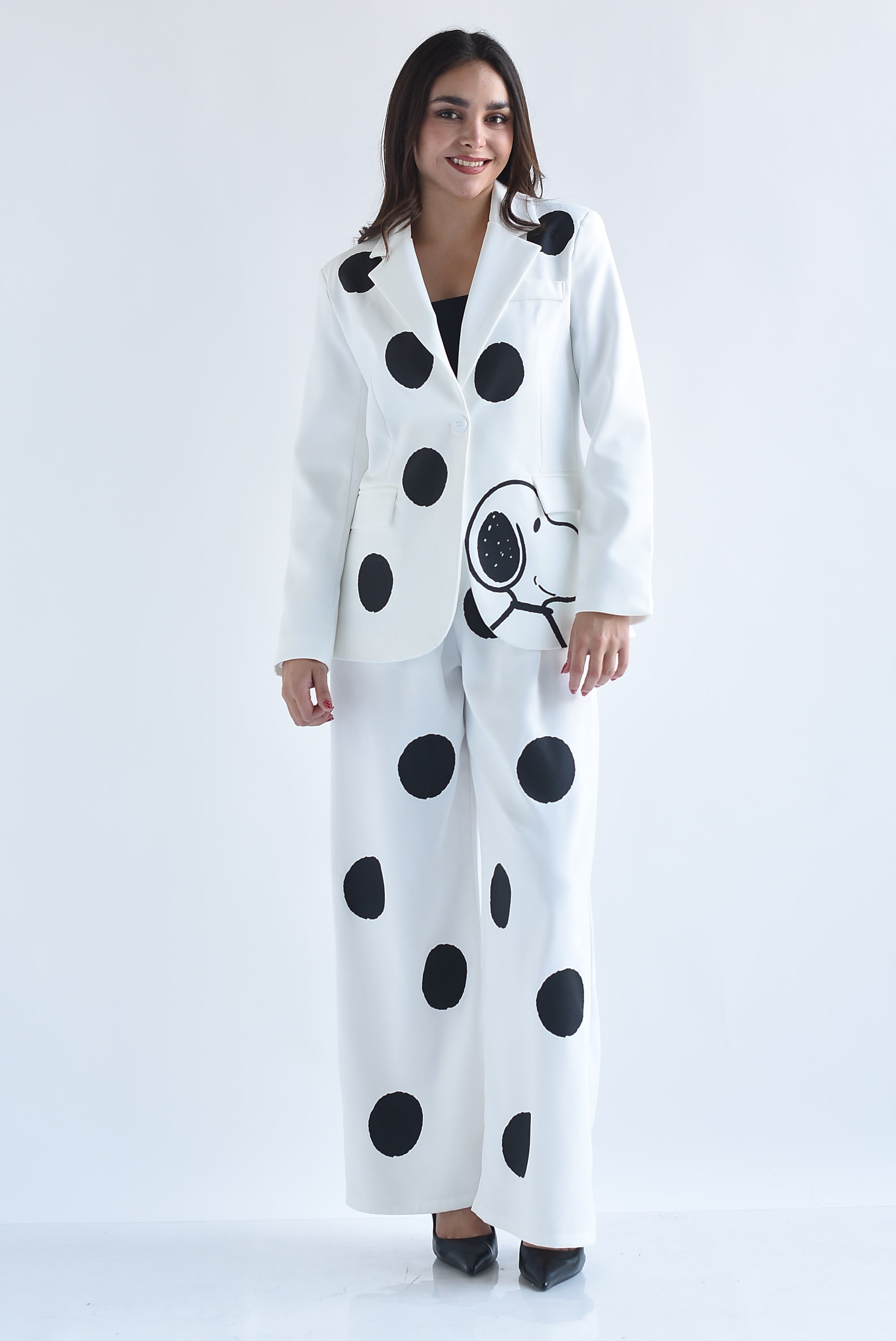 Set Pantalón y Blazer SNOOPY polka dots
