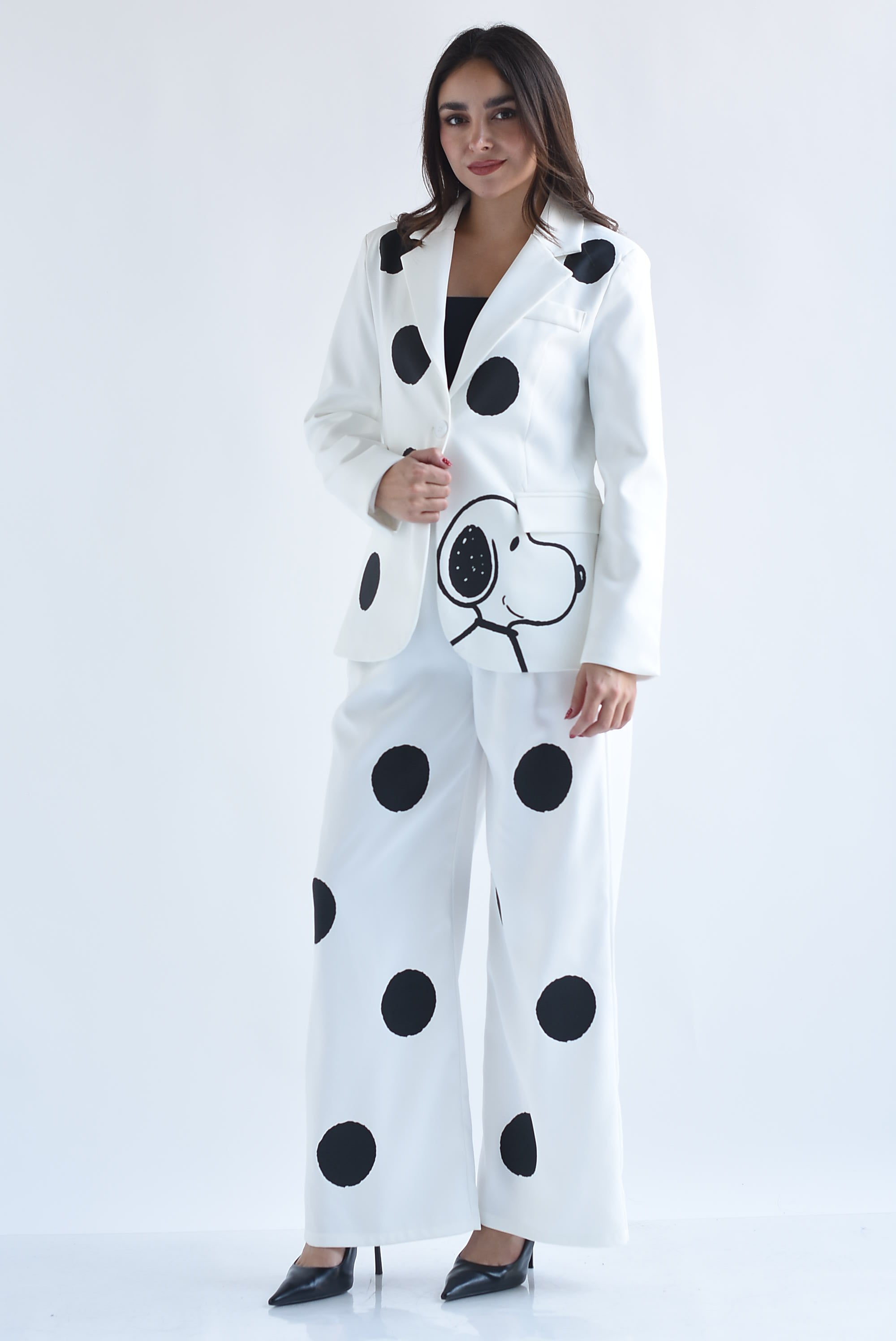 Set Pantalón y Blazer SNOOPY polka dots