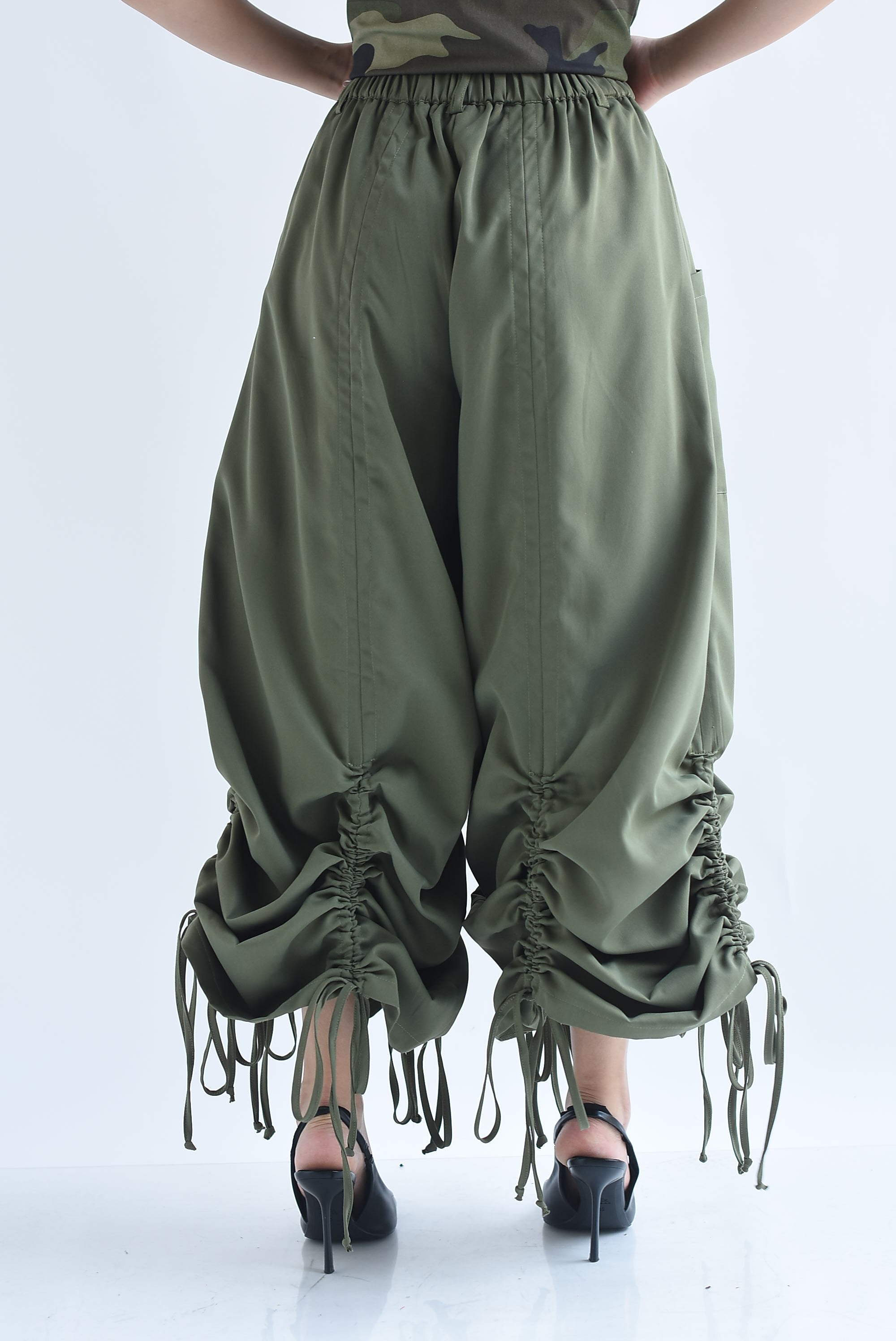Pantalón super wide drapeado