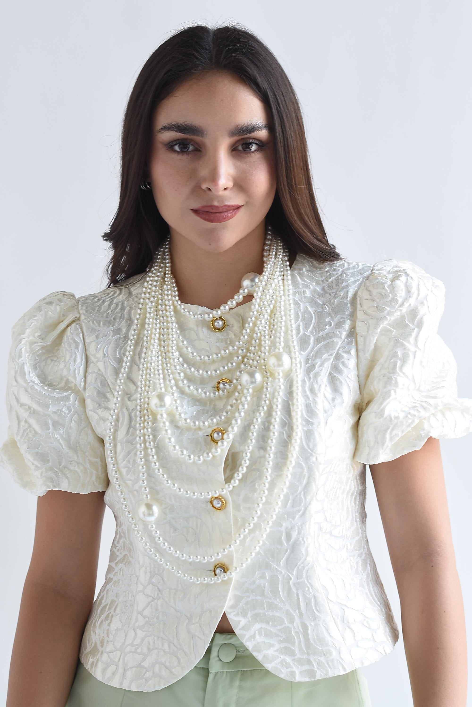 Multi collar perlas
