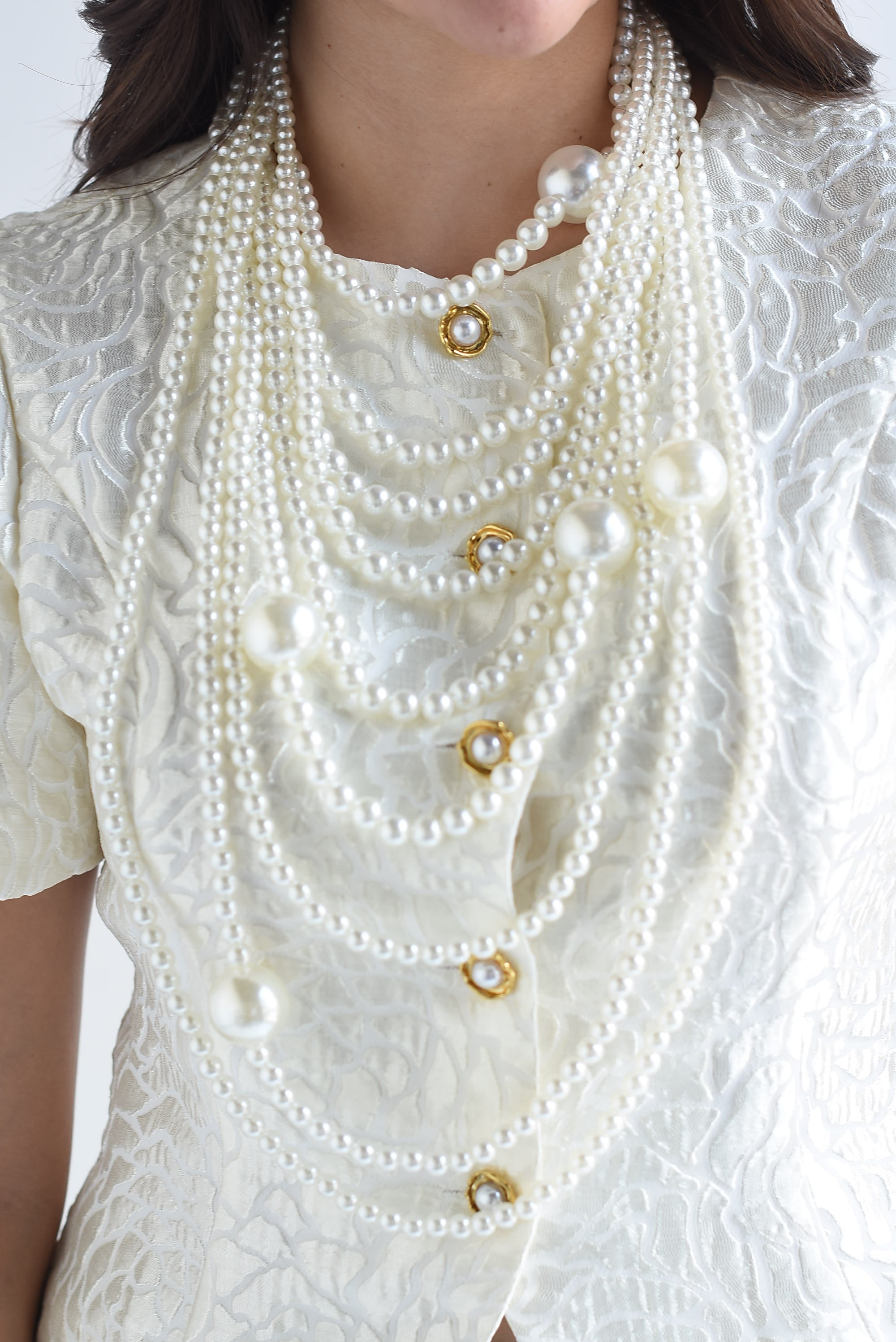 Multi collar perlas