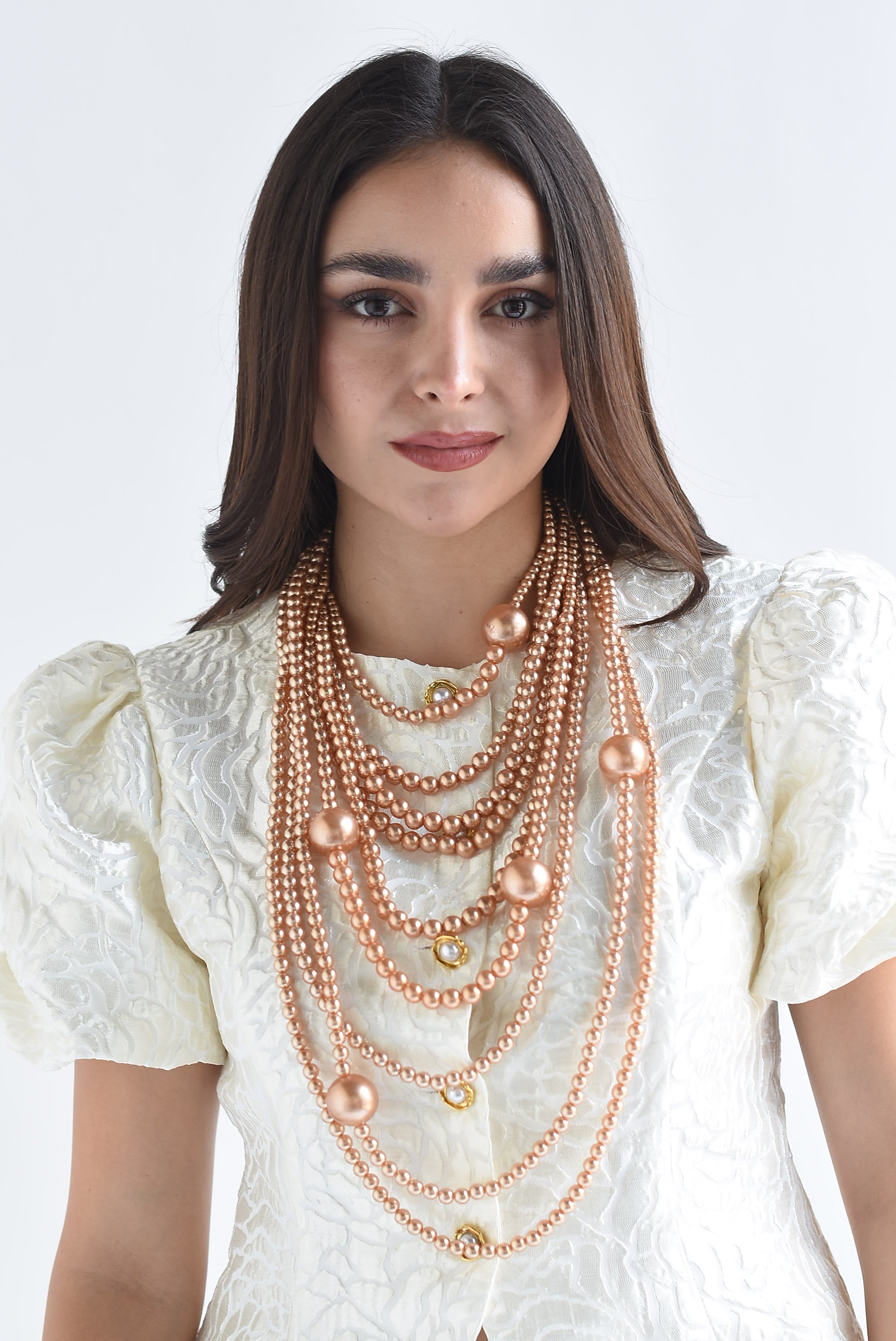 Multi collar perlas