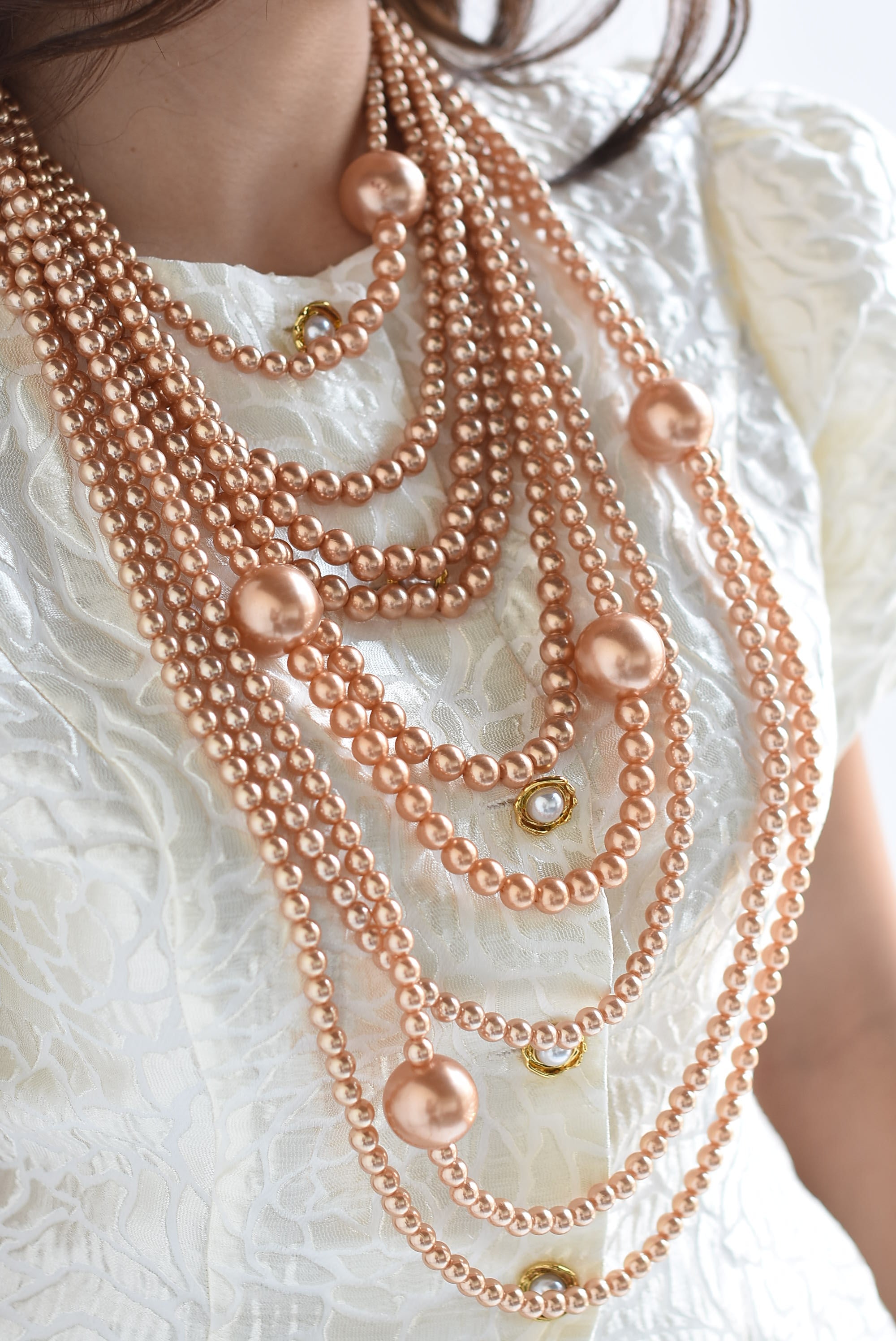 Multi collar perlas