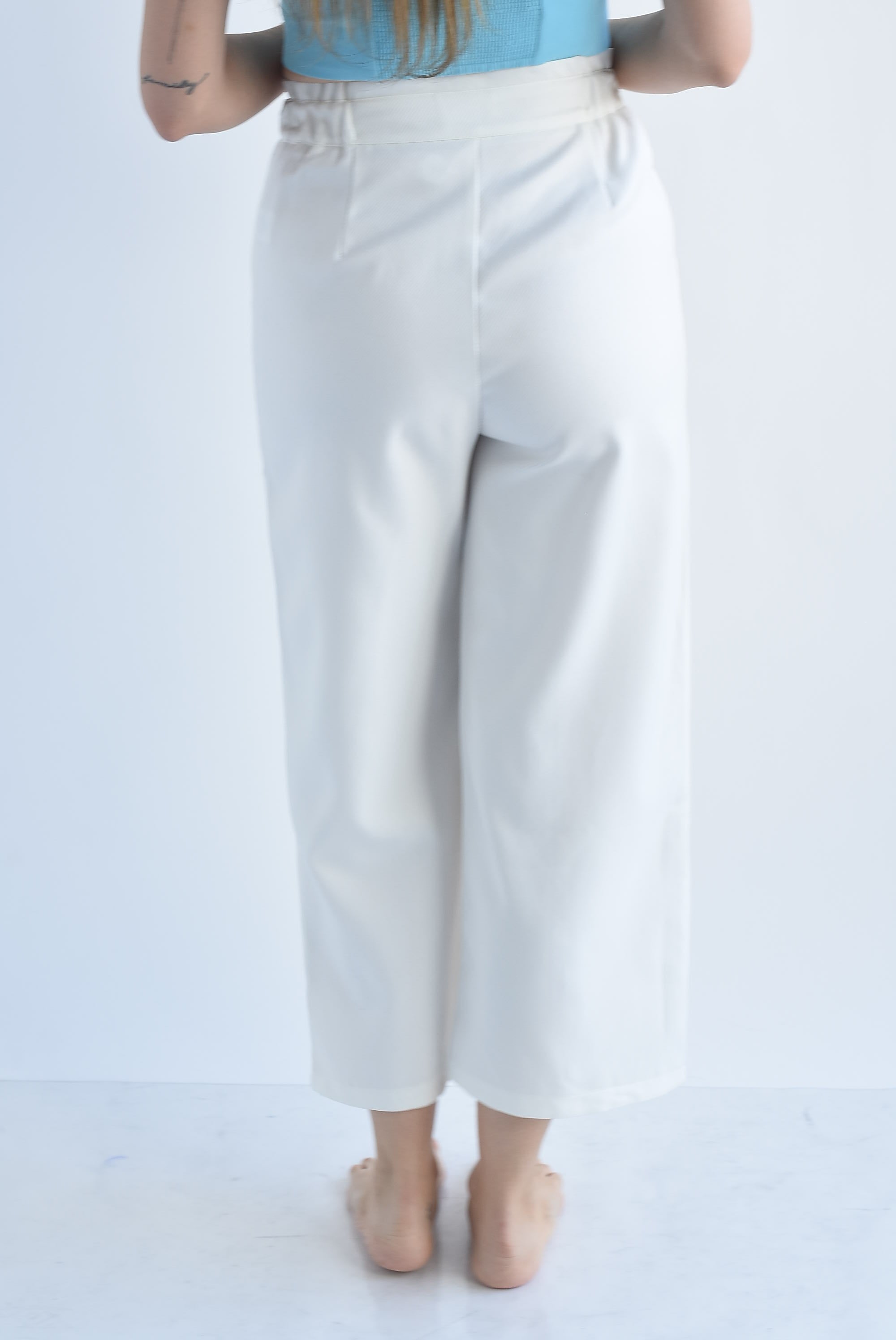 Pantalón paper bag culotte