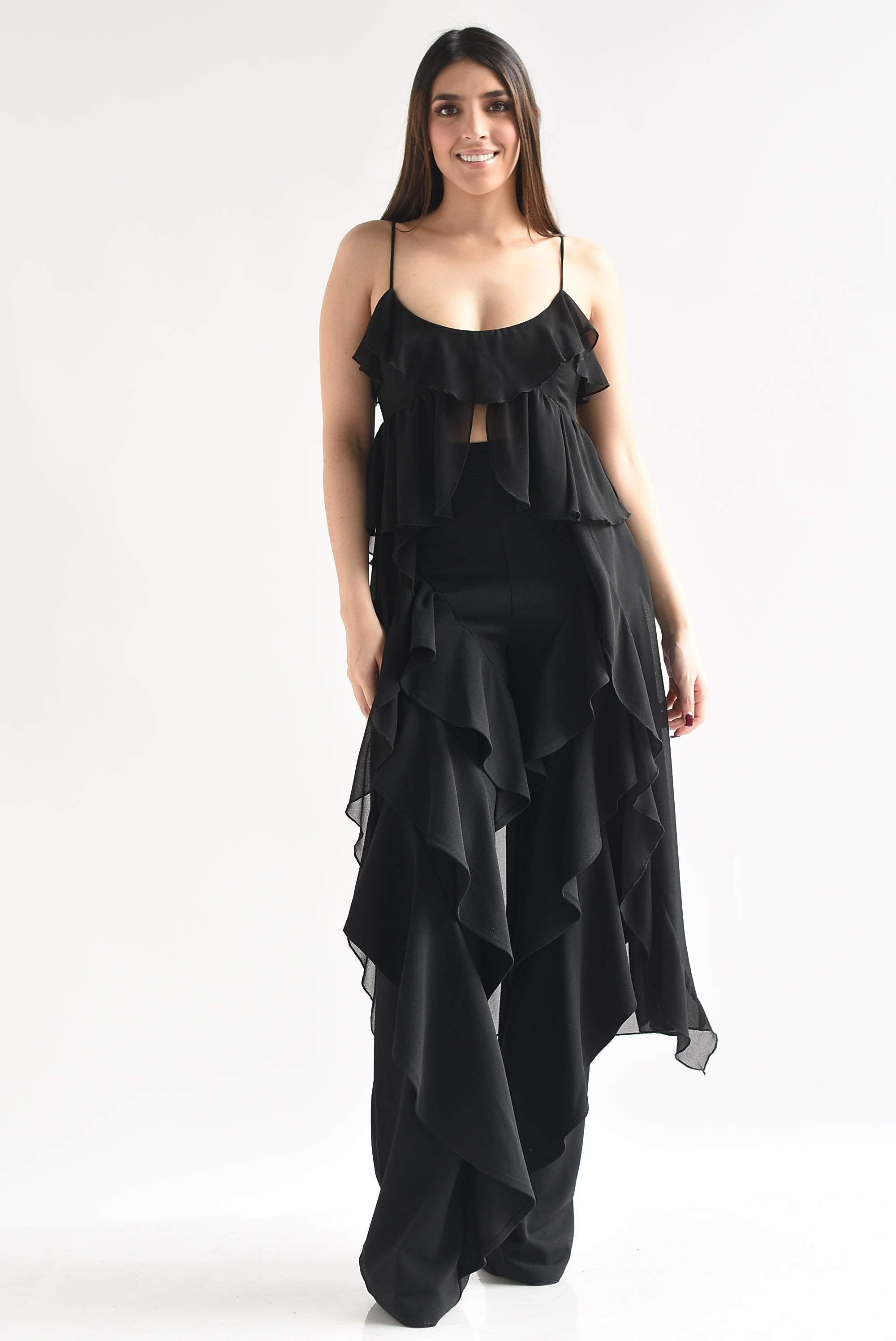 Maxiblusa gasa olanes