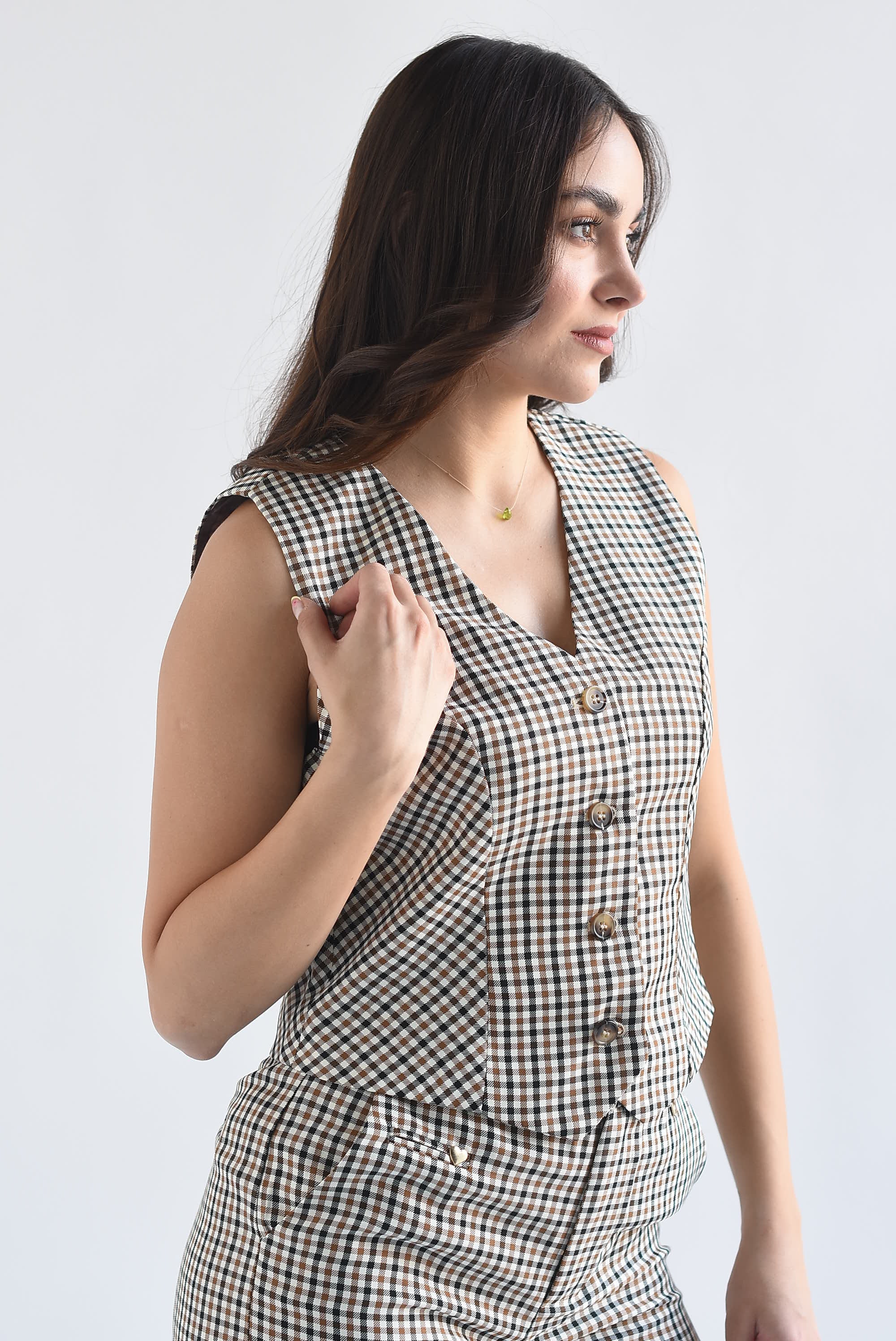 Chaleco sastre cuadros