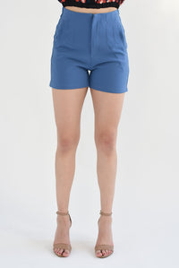 Fashion Styled Short cintura alta Azul cobalto