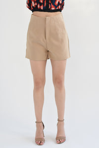 Fashion Styled Short cintura alta Kaki