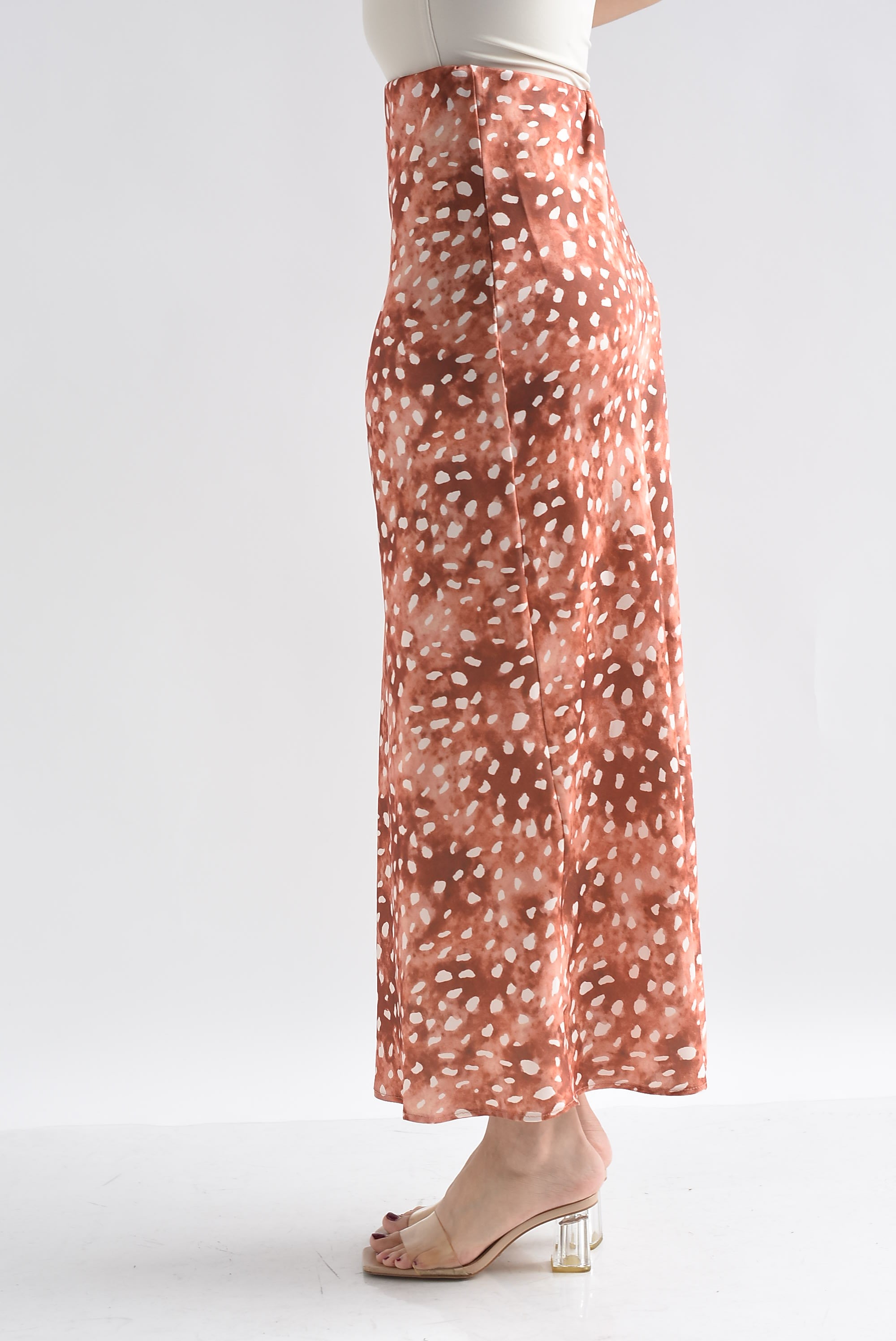 Falda lencera animal print