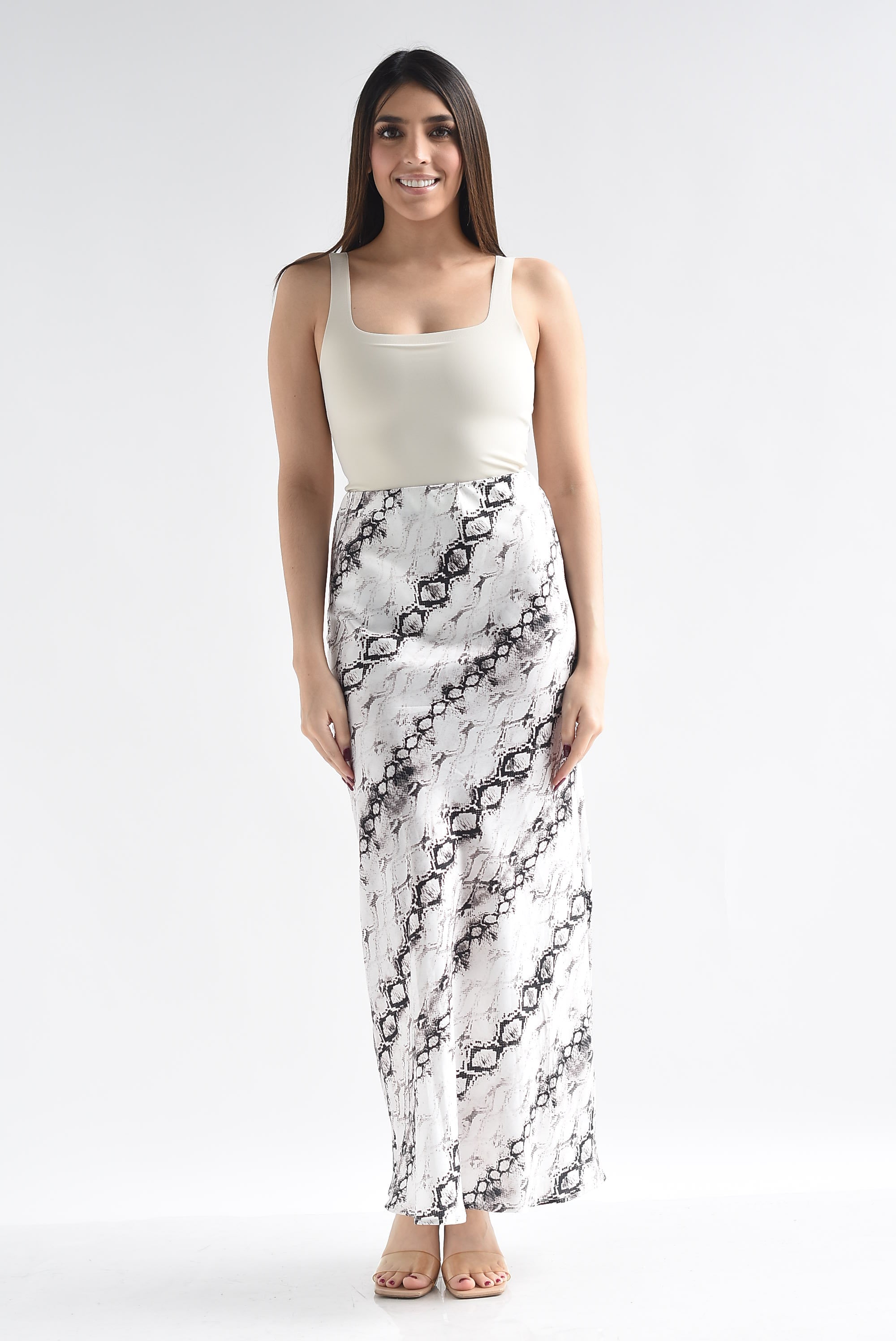Falda lencera animal print