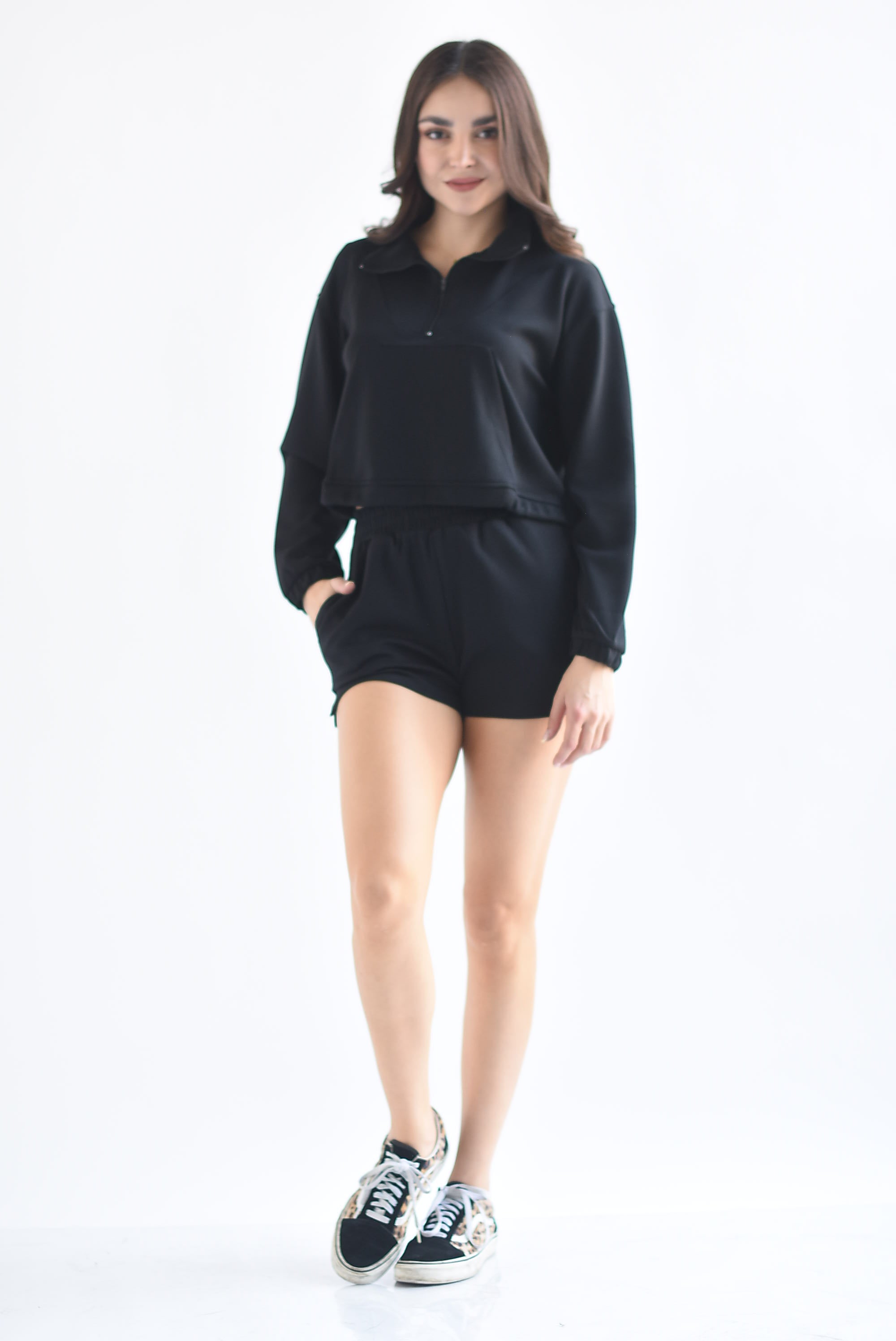 Set Short y Sudadera jareta