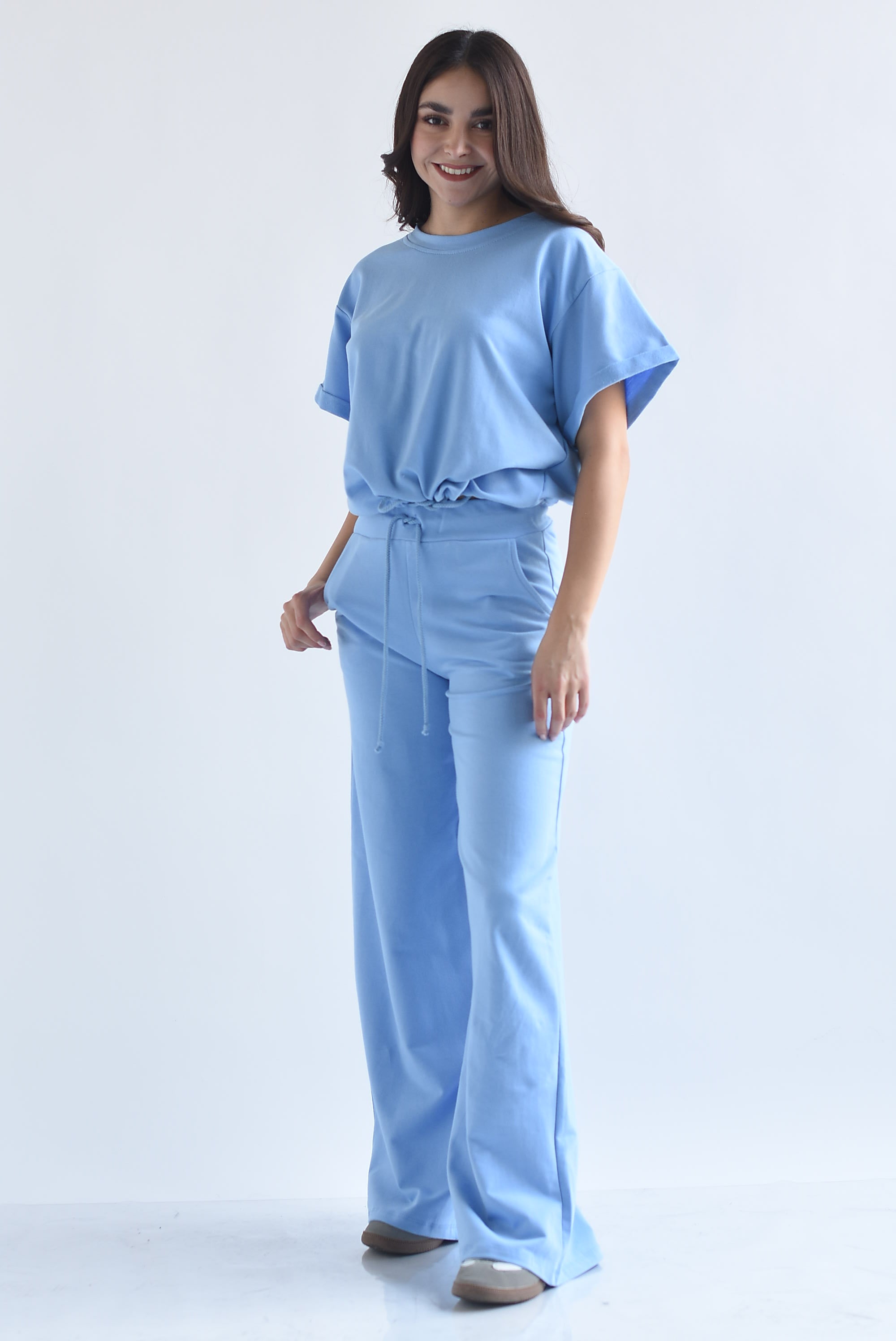 Set Pantalón y Blusa jareta algodón