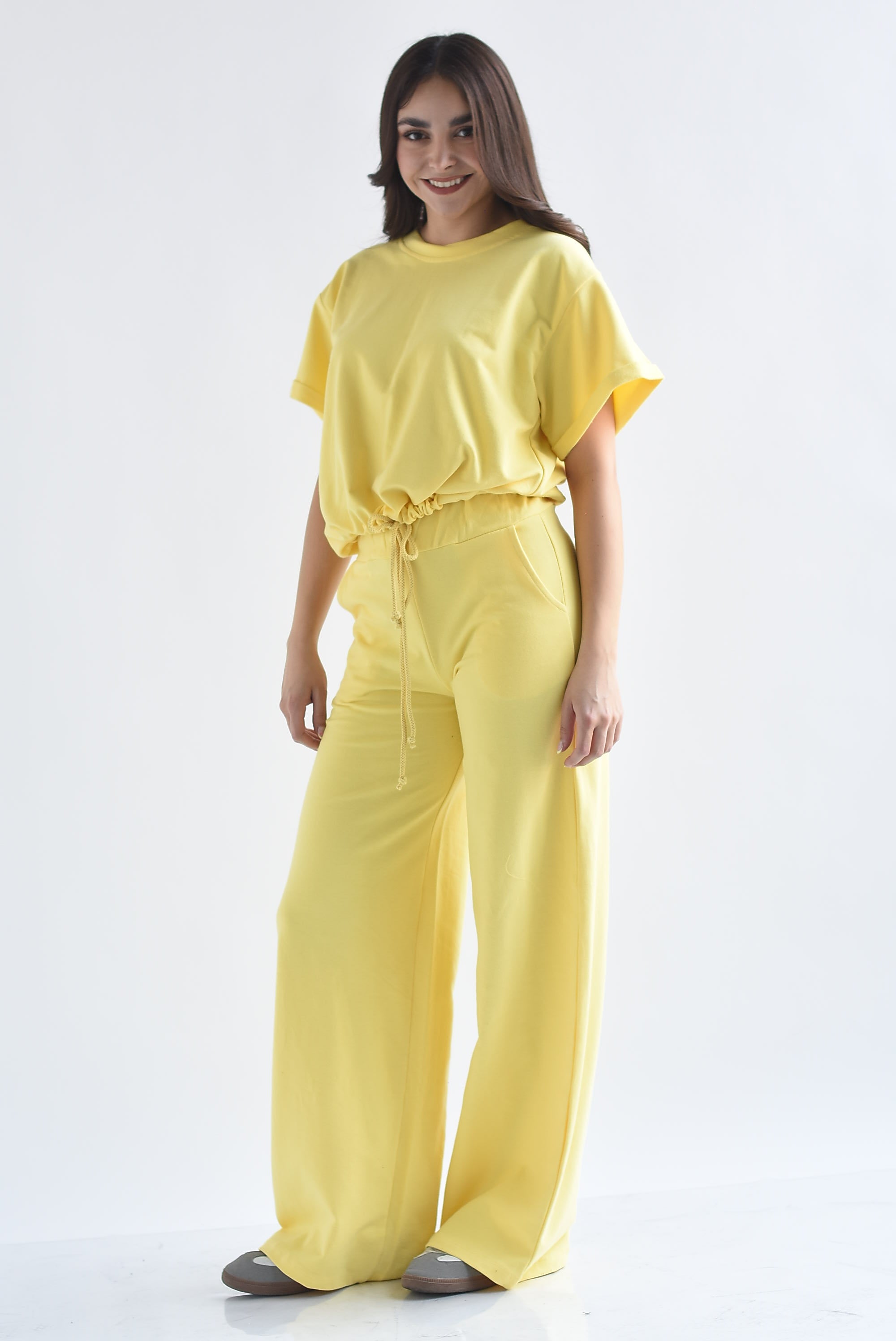Set Pantalón y Blusa jareta algodón