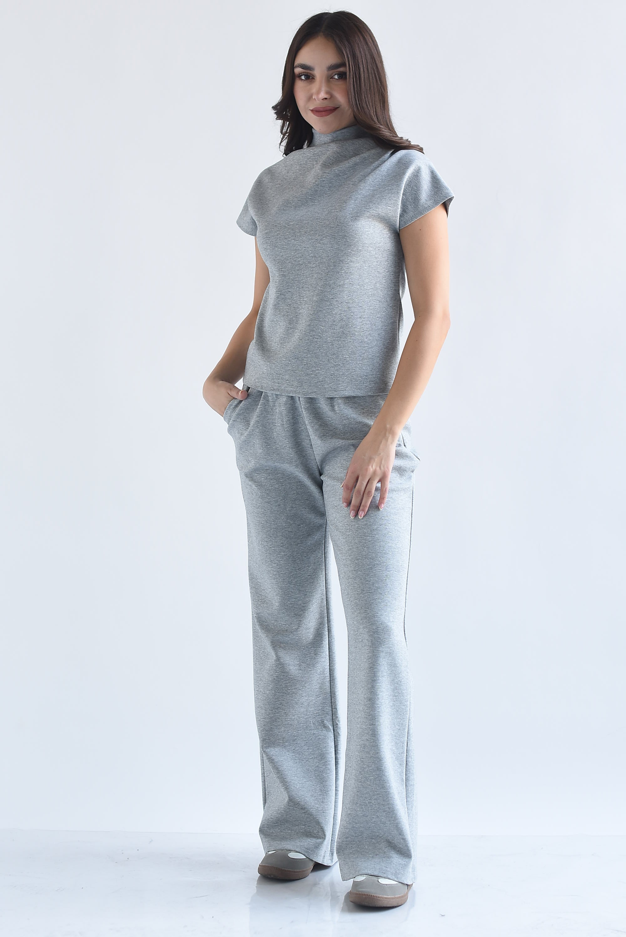 Set Pantalón y Blusa cuello alto