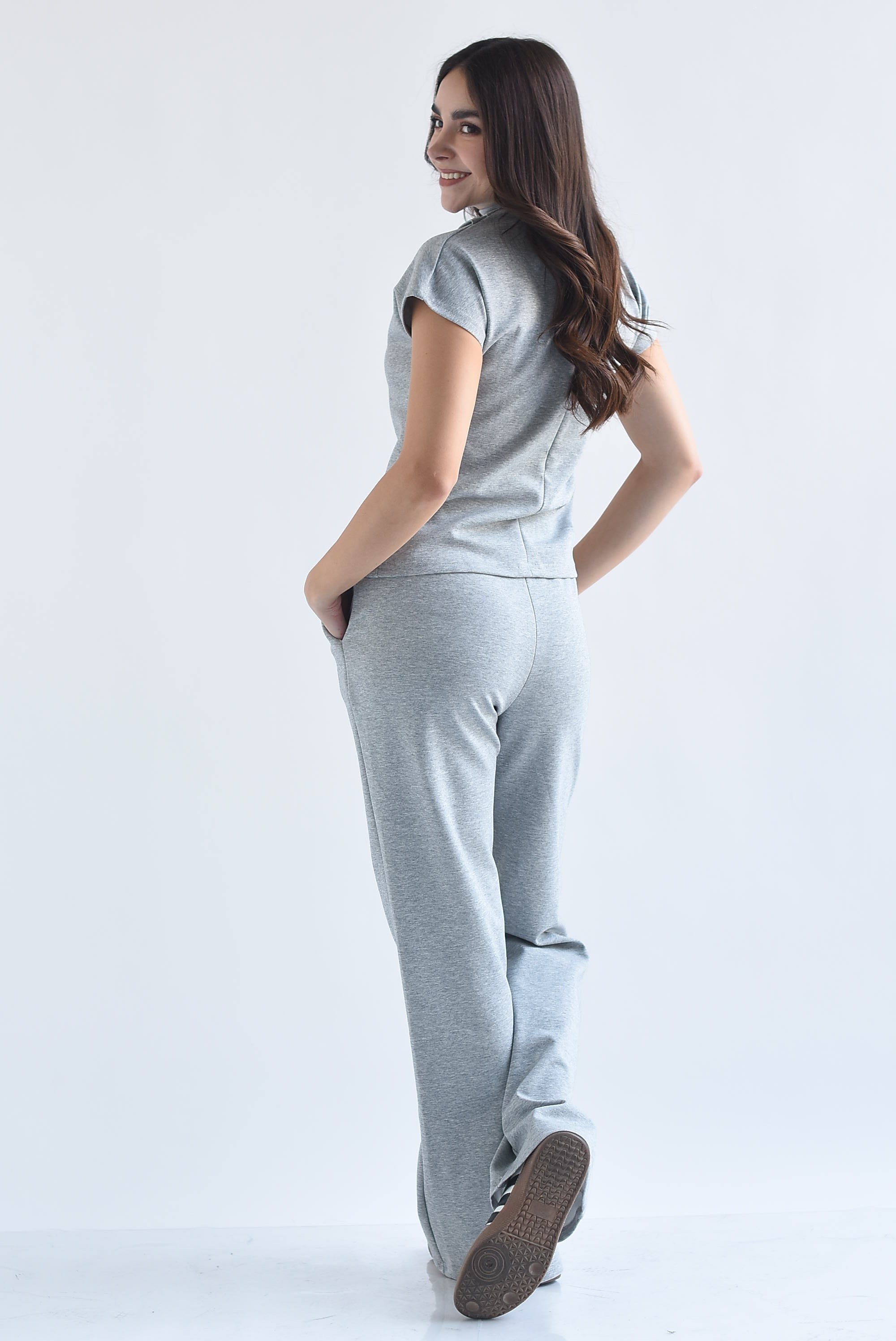 Set Pantalón y Blusa cuello alto