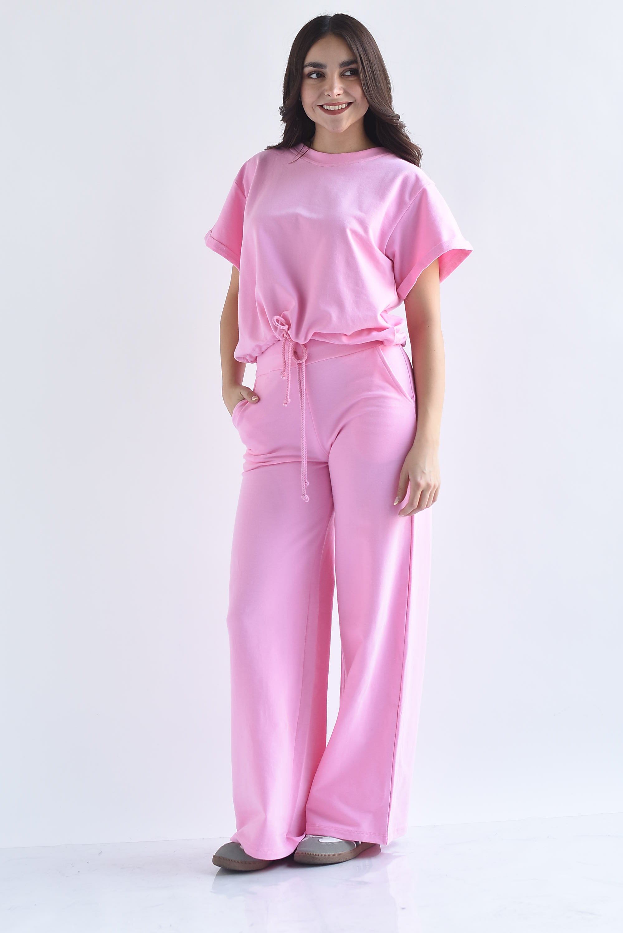 Set Pantalón y Blusa jareta algodón