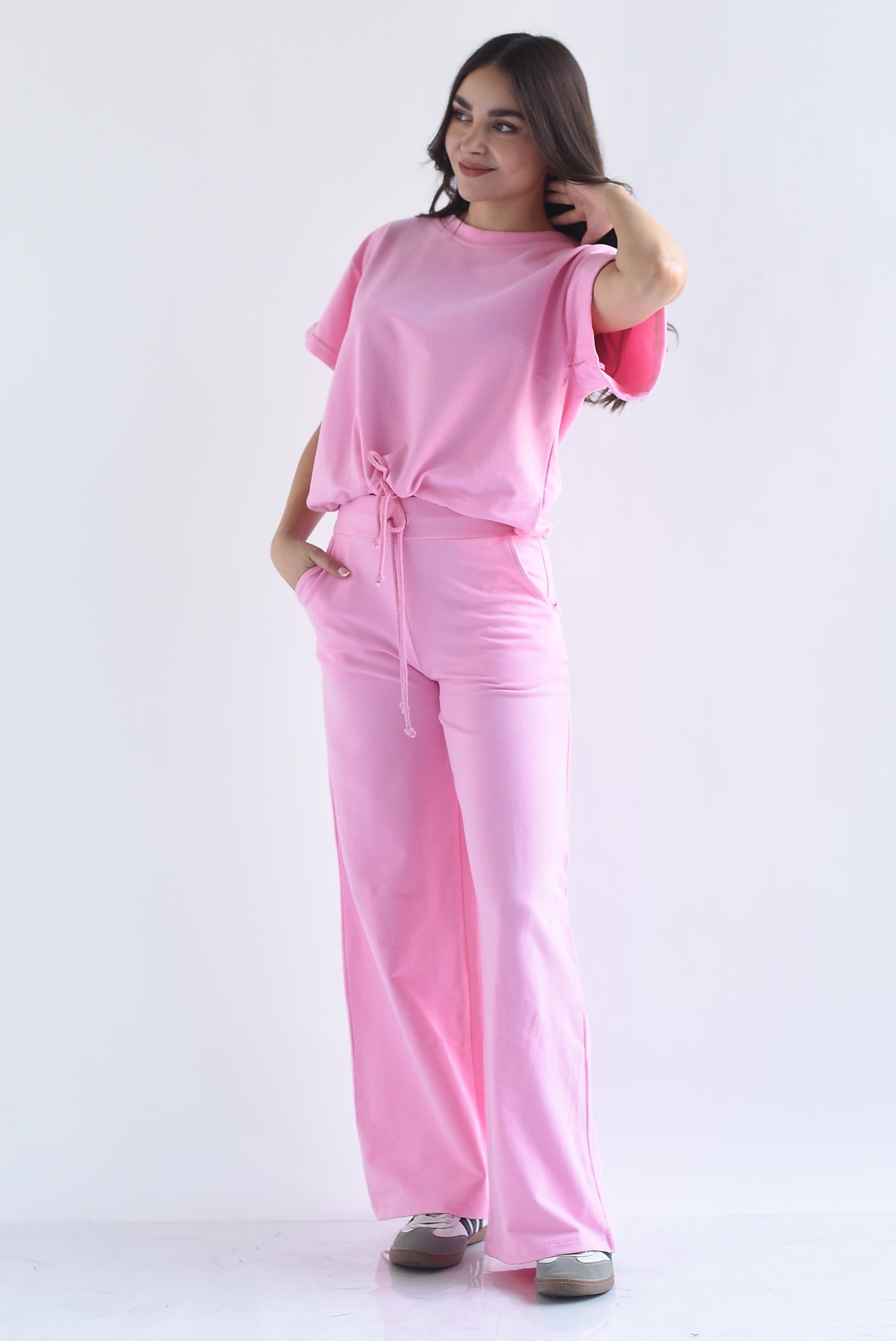 Set Pantalón y Blusa jareta algodón