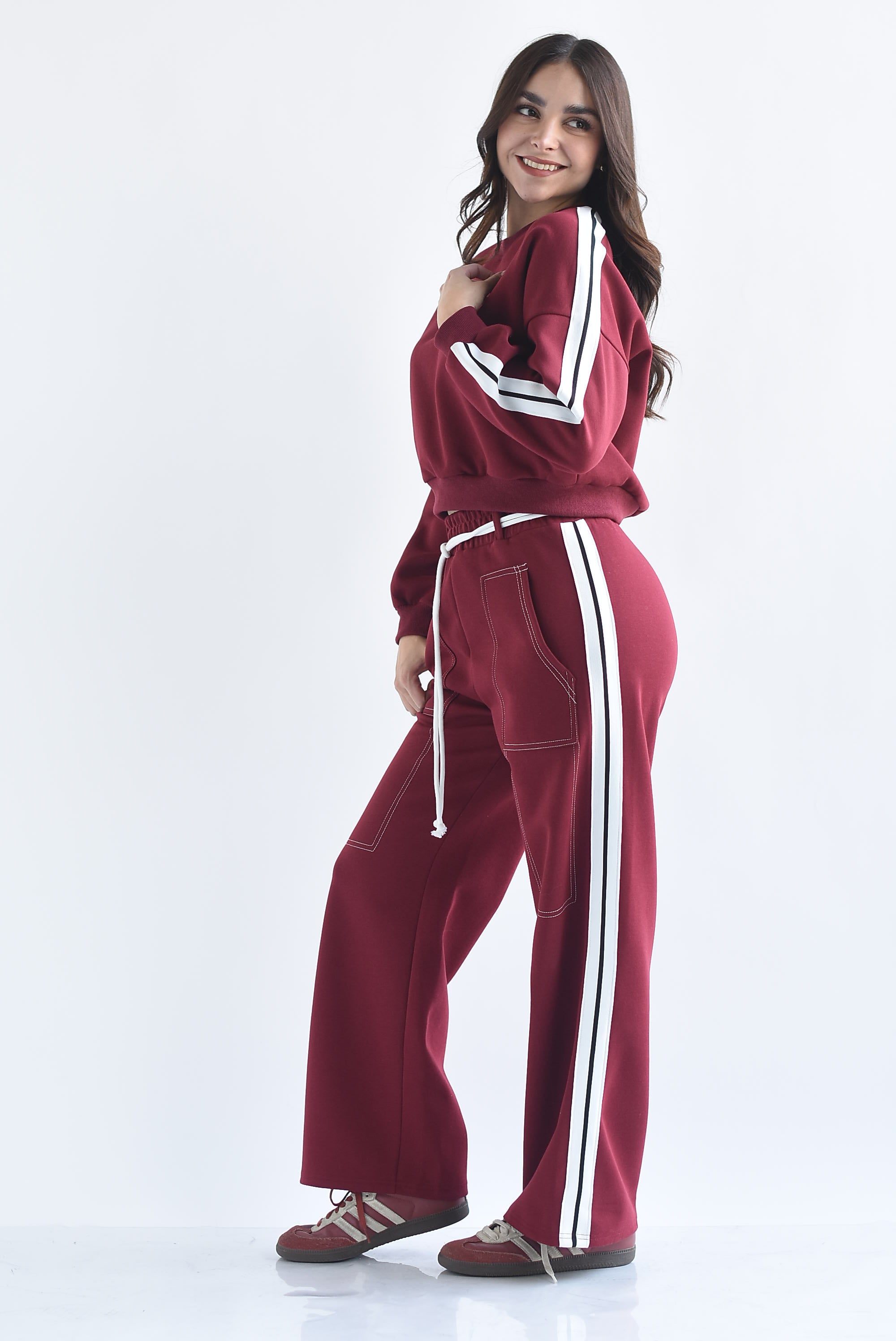 Set Pantalón y Sudadera track agujeta