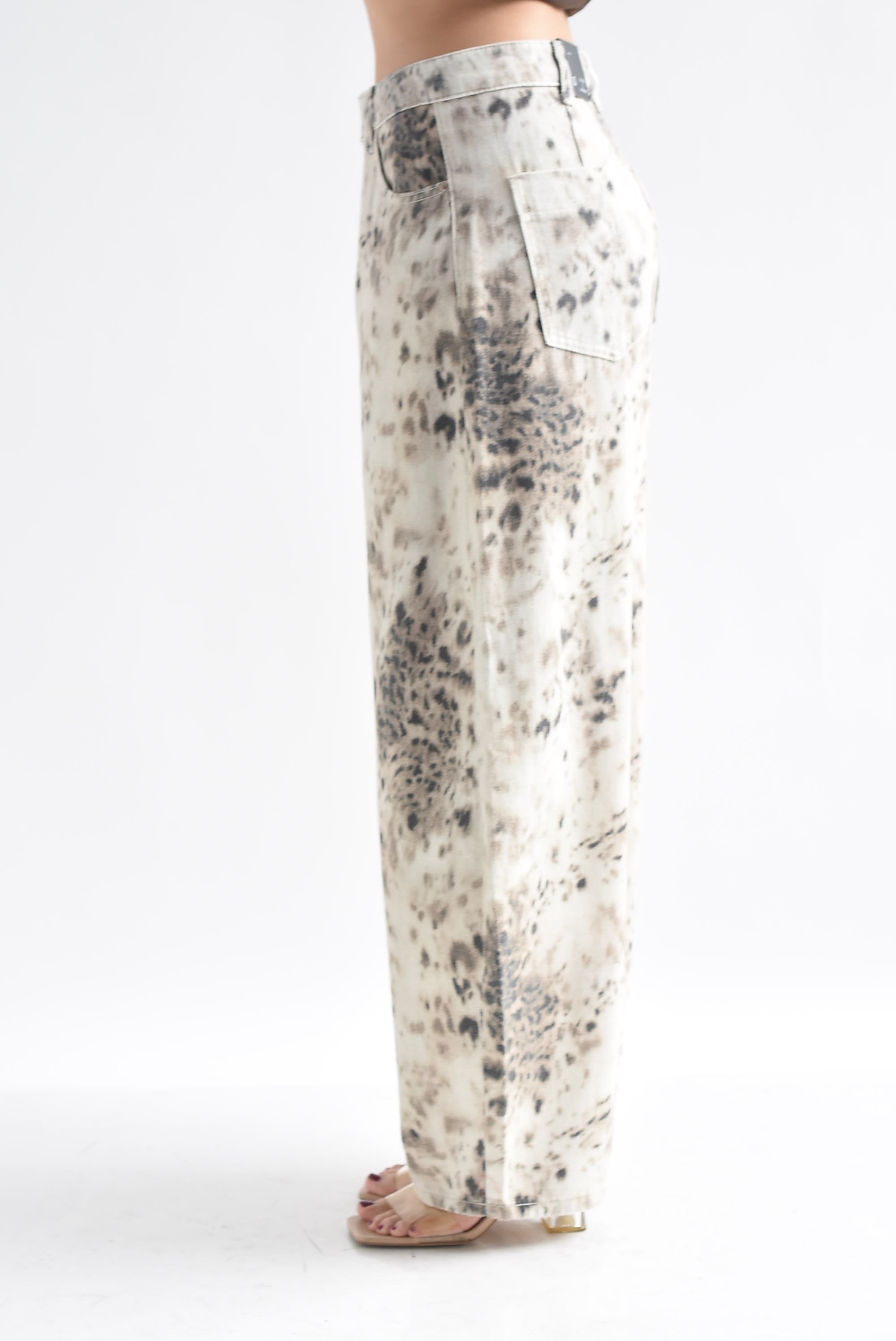 Jeans barrel animal print
