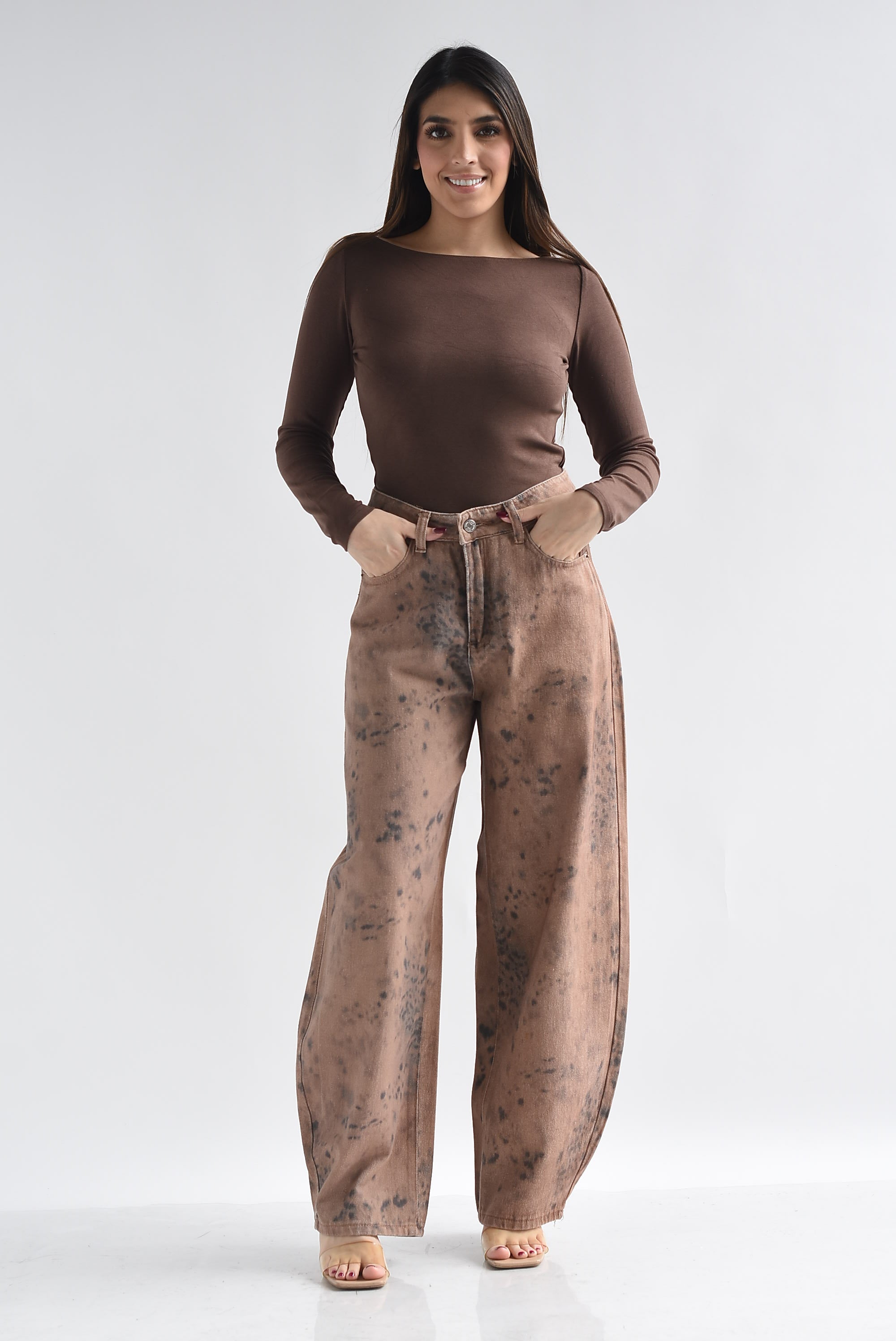 Jeans barrel animal print