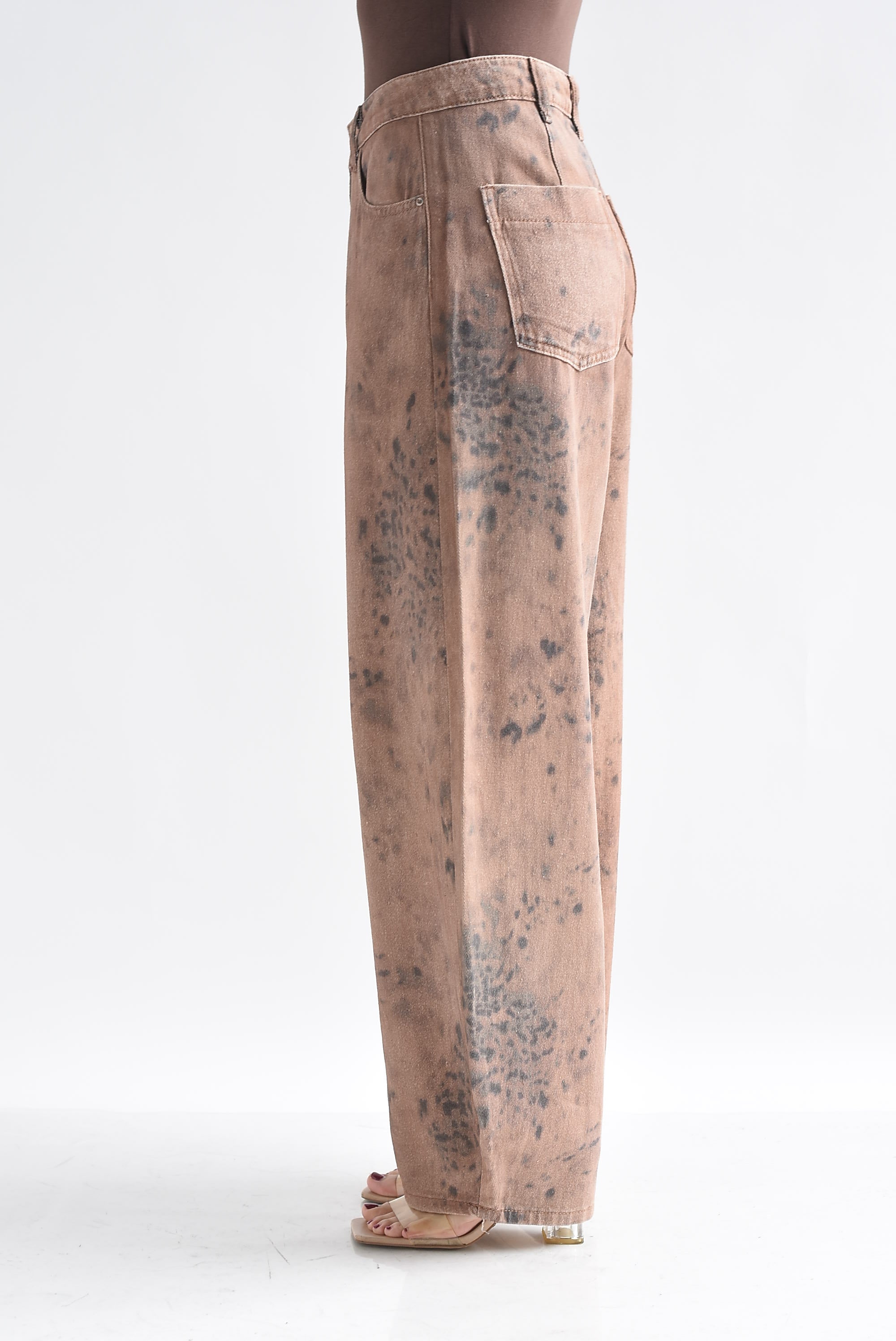 Jeans barrel animal print