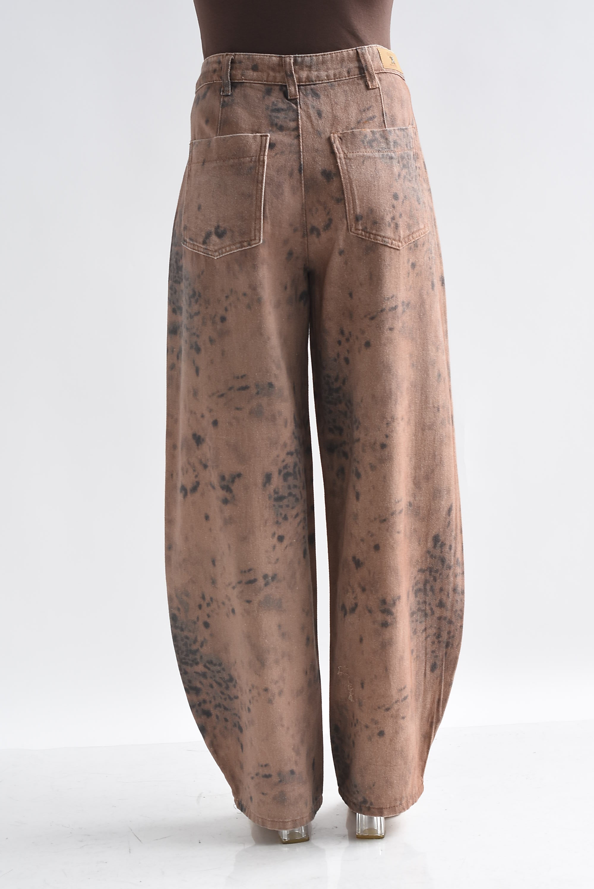 Jeans barrel animal print