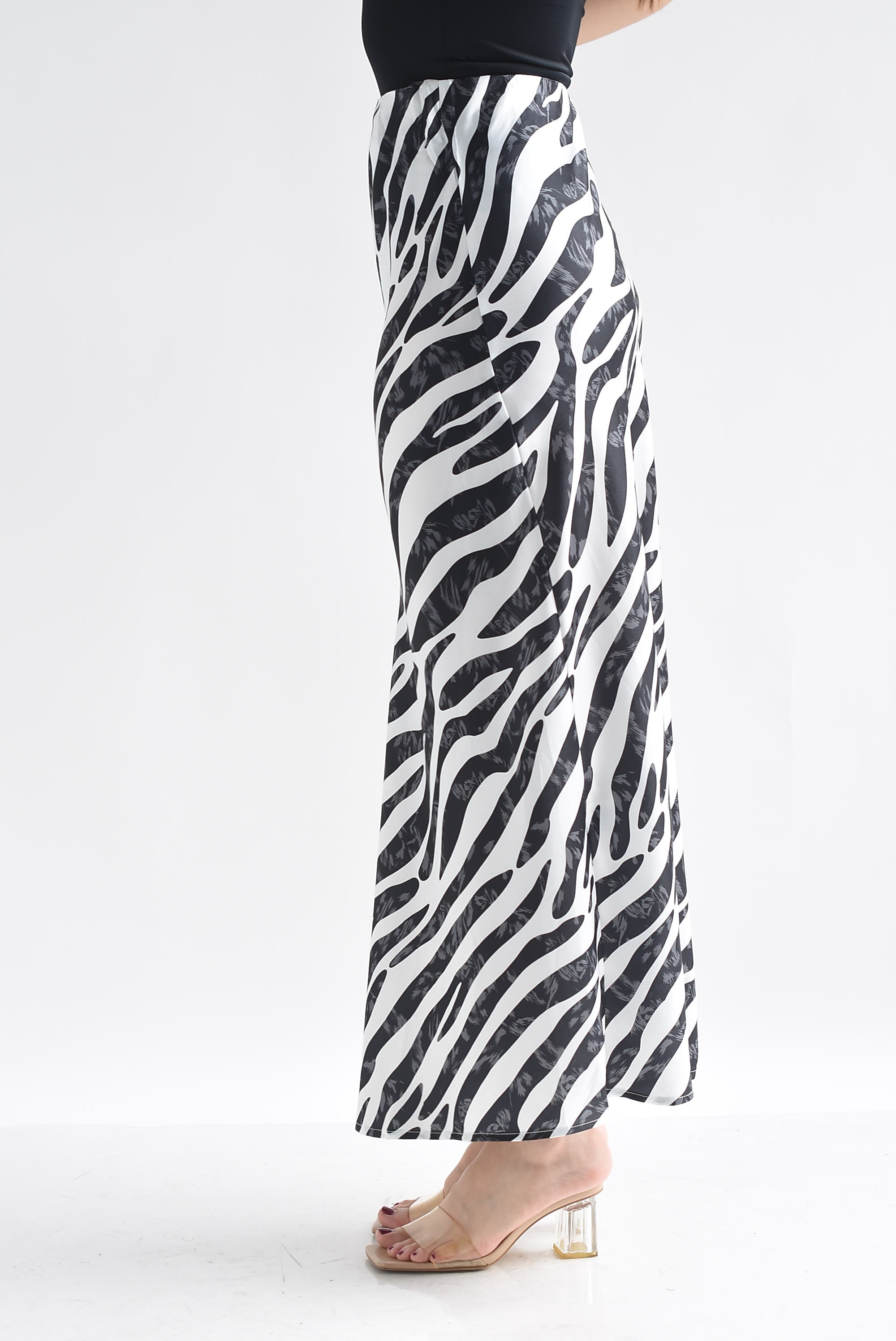 Falda lencera animal print