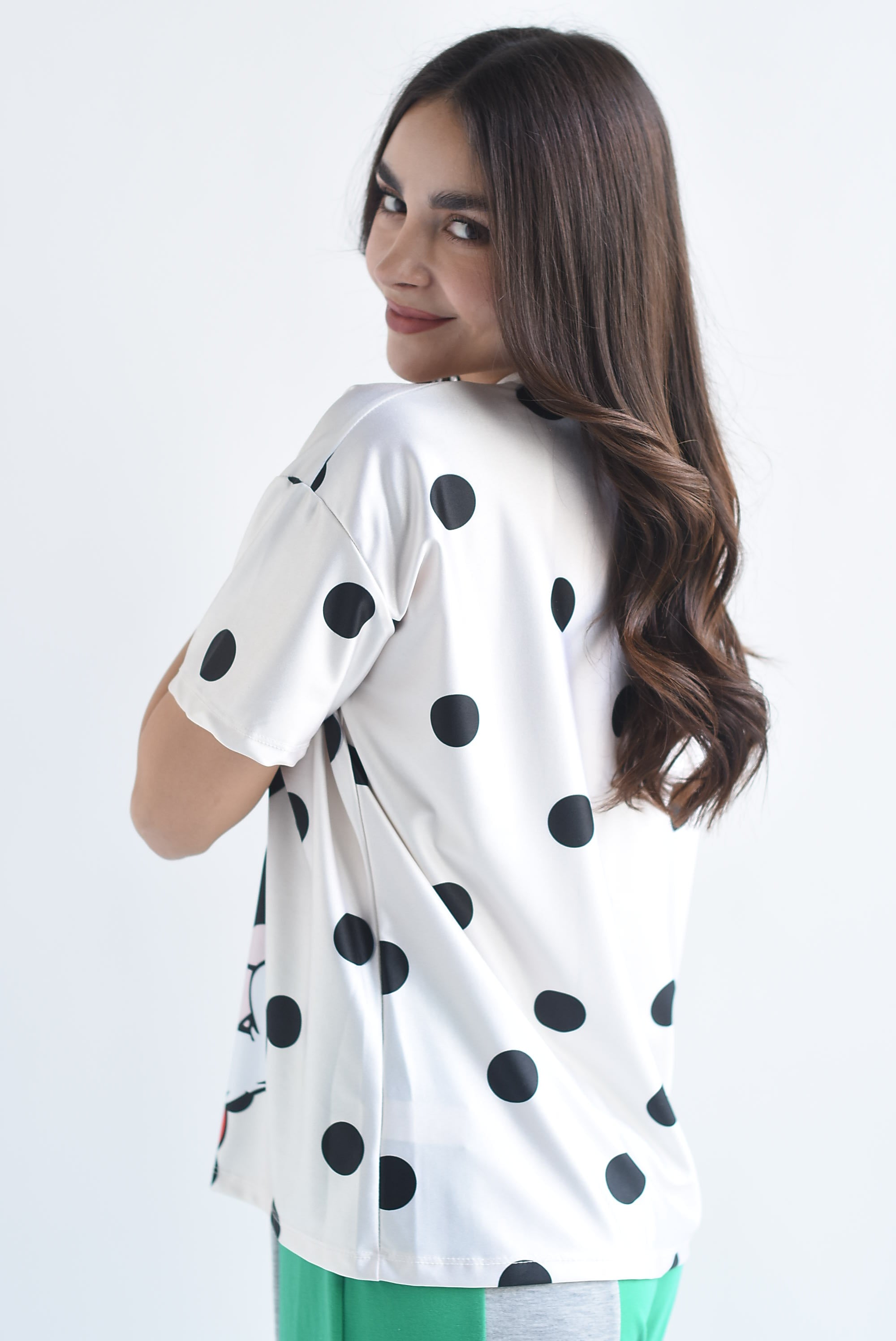 T-shirt MINNIE polka dots lentejuela