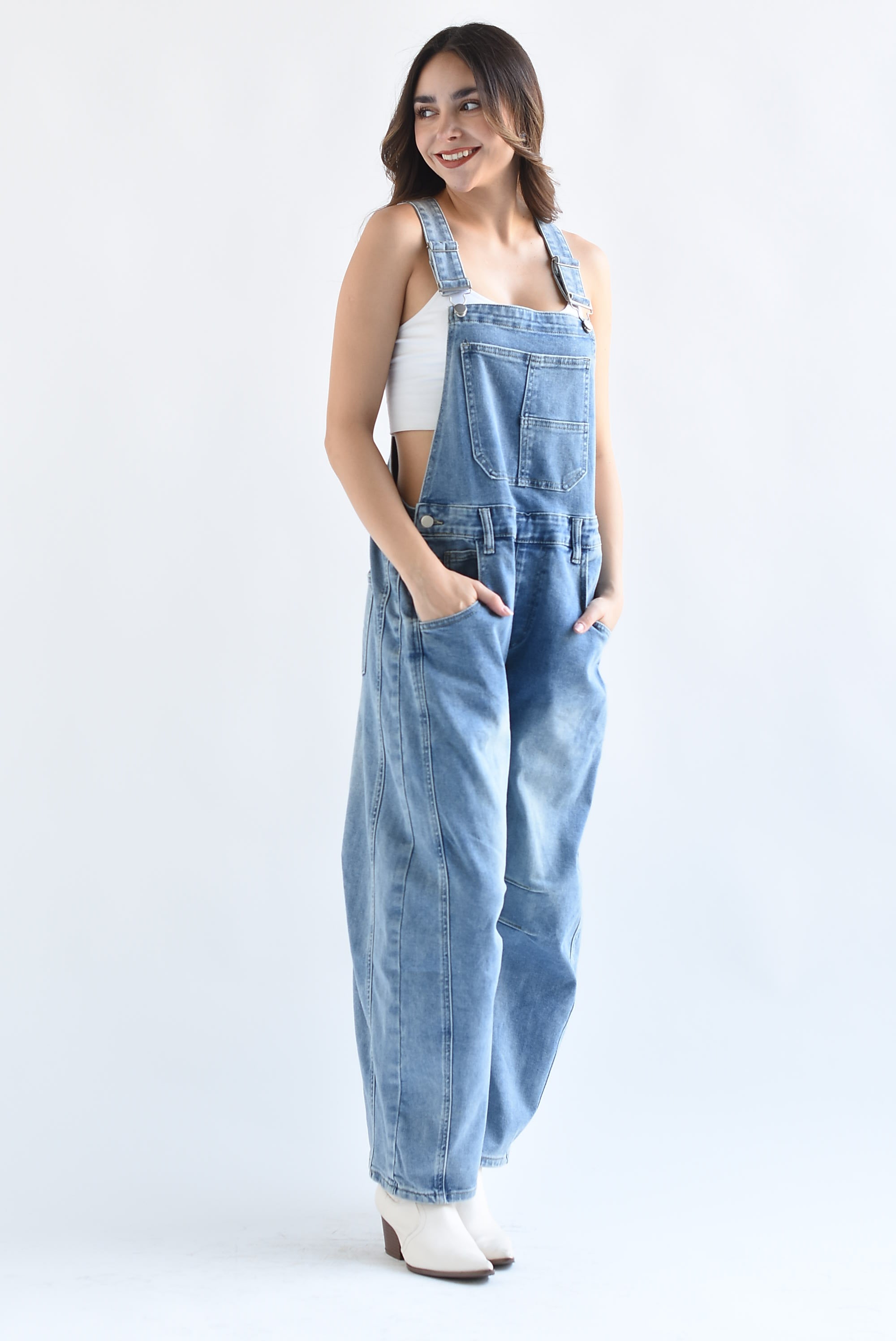 Overol Barrel Denim Medium